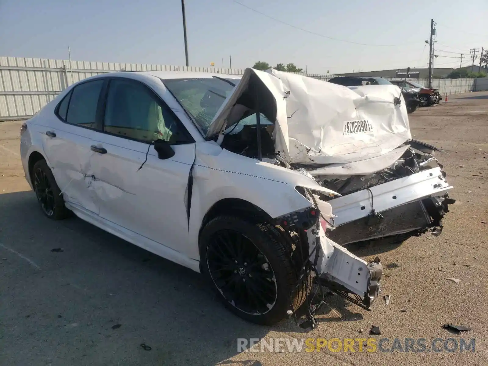 1 Photograph of a damaged car 4T1G11AK8LU308849 TOYOTA CAMRY 2020