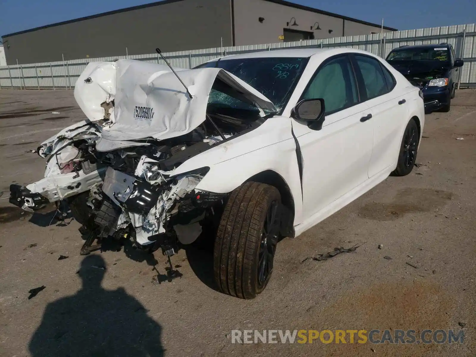 2 Photograph of a damaged car 4T1G11AK8LU308849 TOYOTA CAMRY 2020