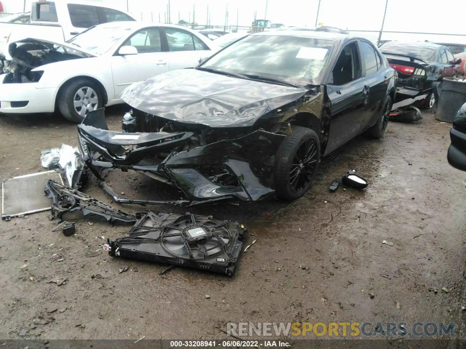 2 Photograph of a damaged car 4T1G11AK8LU310634 TOYOTA CAMRY 2020