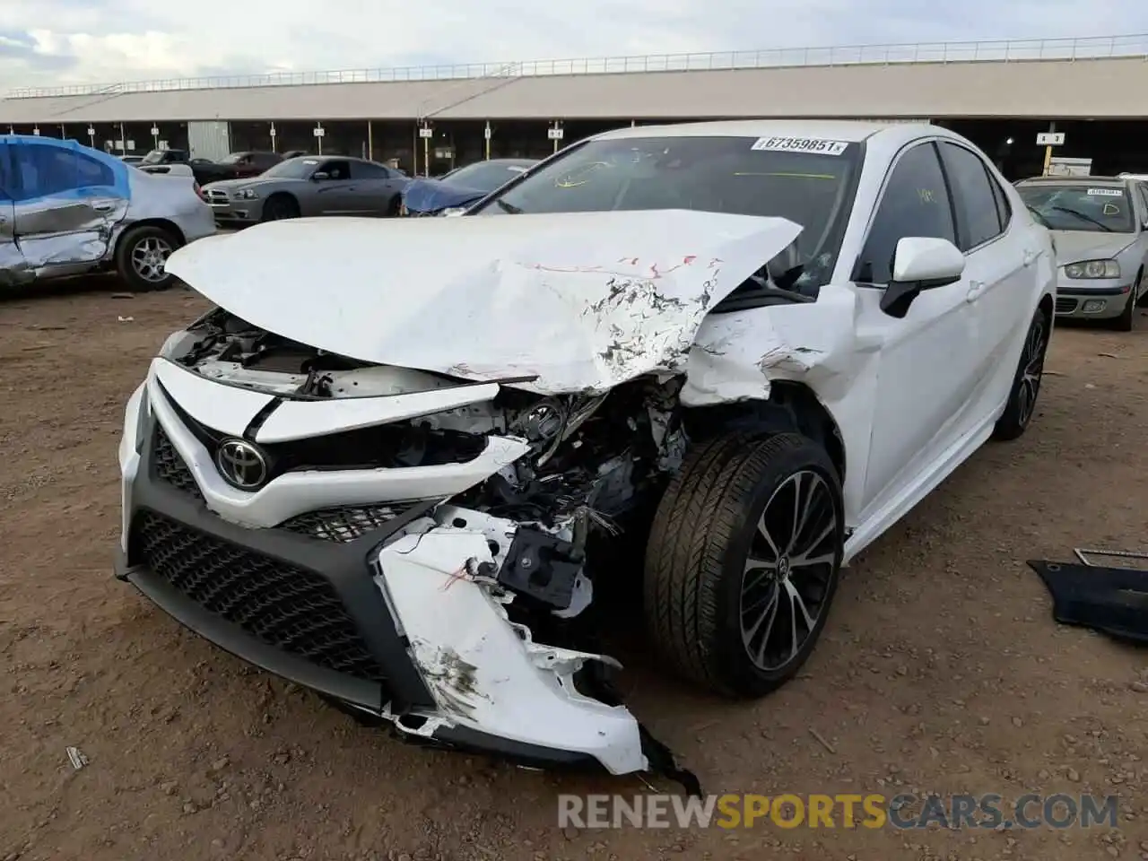 2 Photograph of a damaged car 4T1G11AK8LU311587 TOYOTA CAMRY 2020