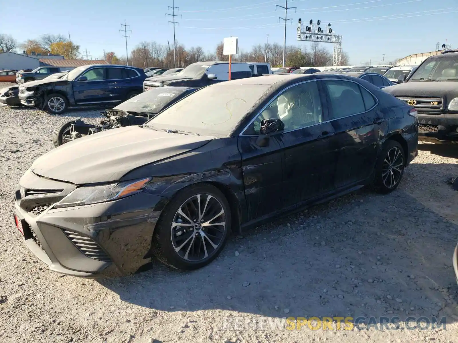 2 Photograph of a damaged car 4T1G11AK8LU313923 TOYOTA CAMRY 2020