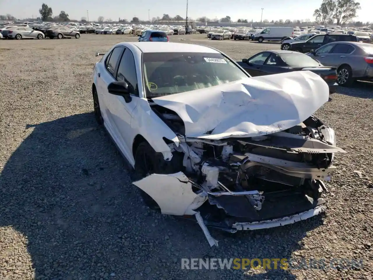 1 Photograph of a damaged car 4T1G11AK8LU314943 TOYOTA CAMRY 2020