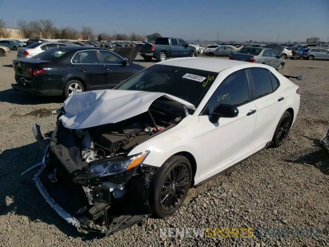 2 Photograph of a damaged car 4T1G11AK8LU314943 TOYOTA CAMRY 2020