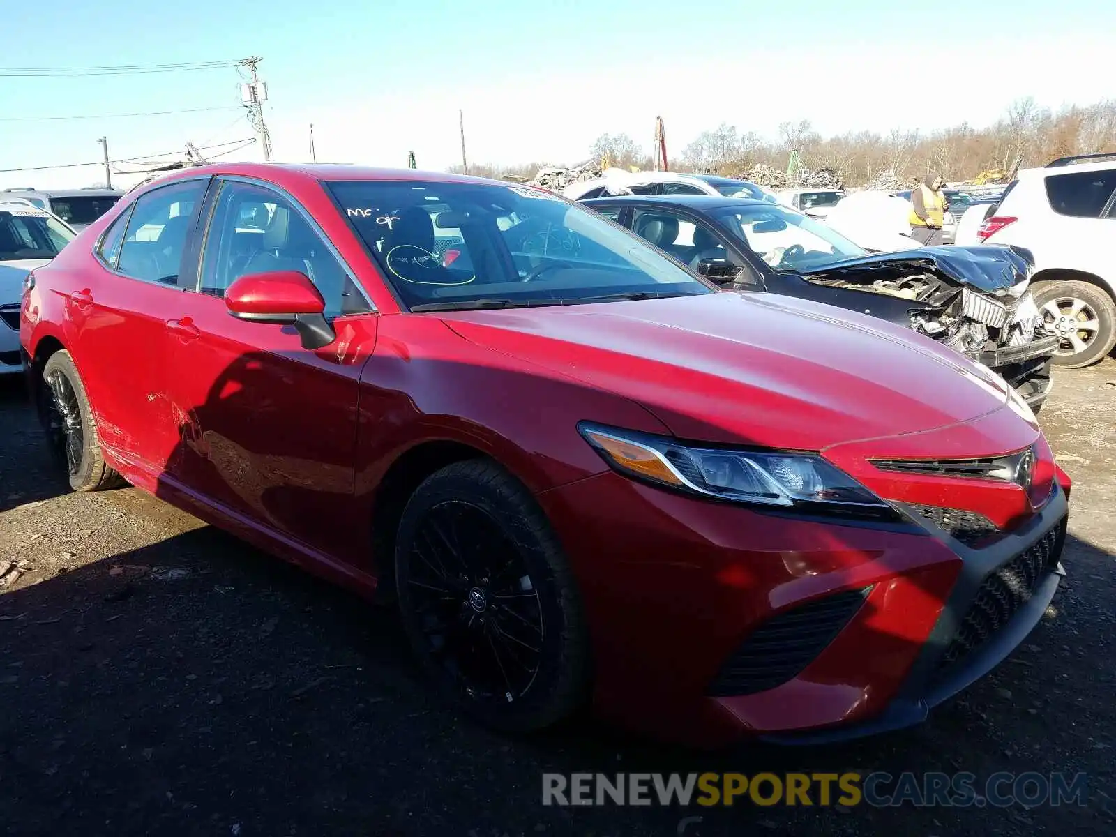 1 Photograph of a damaged car 4T1G11AK8LU315834 TOYOTA CAMRY 2020