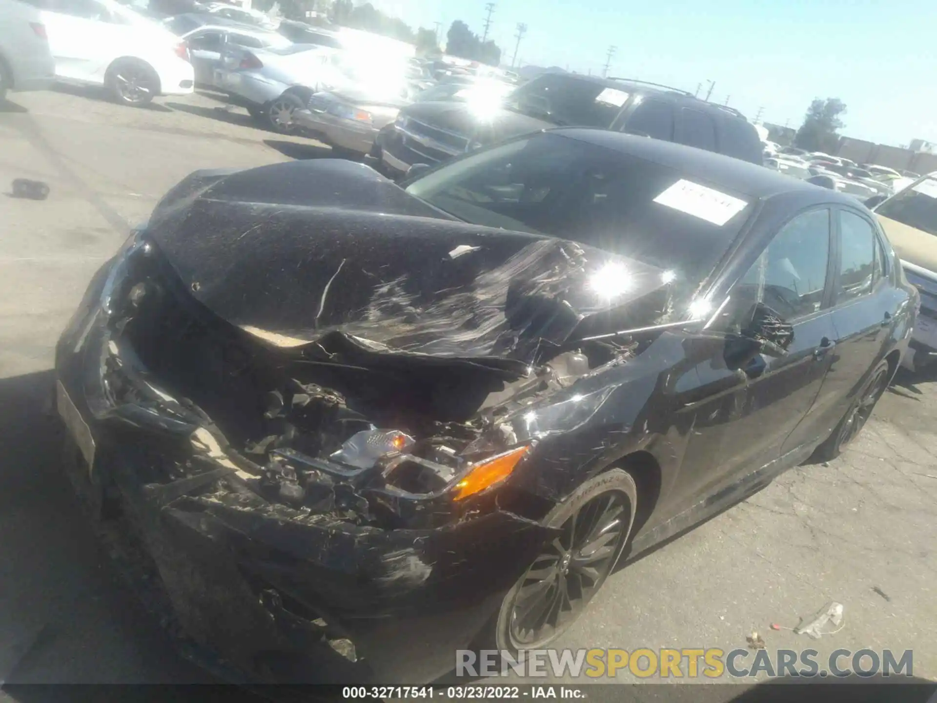 2 Photograph of a damaged car 4T1G11AK8LU318460 TOYOTA CAMRY 2020