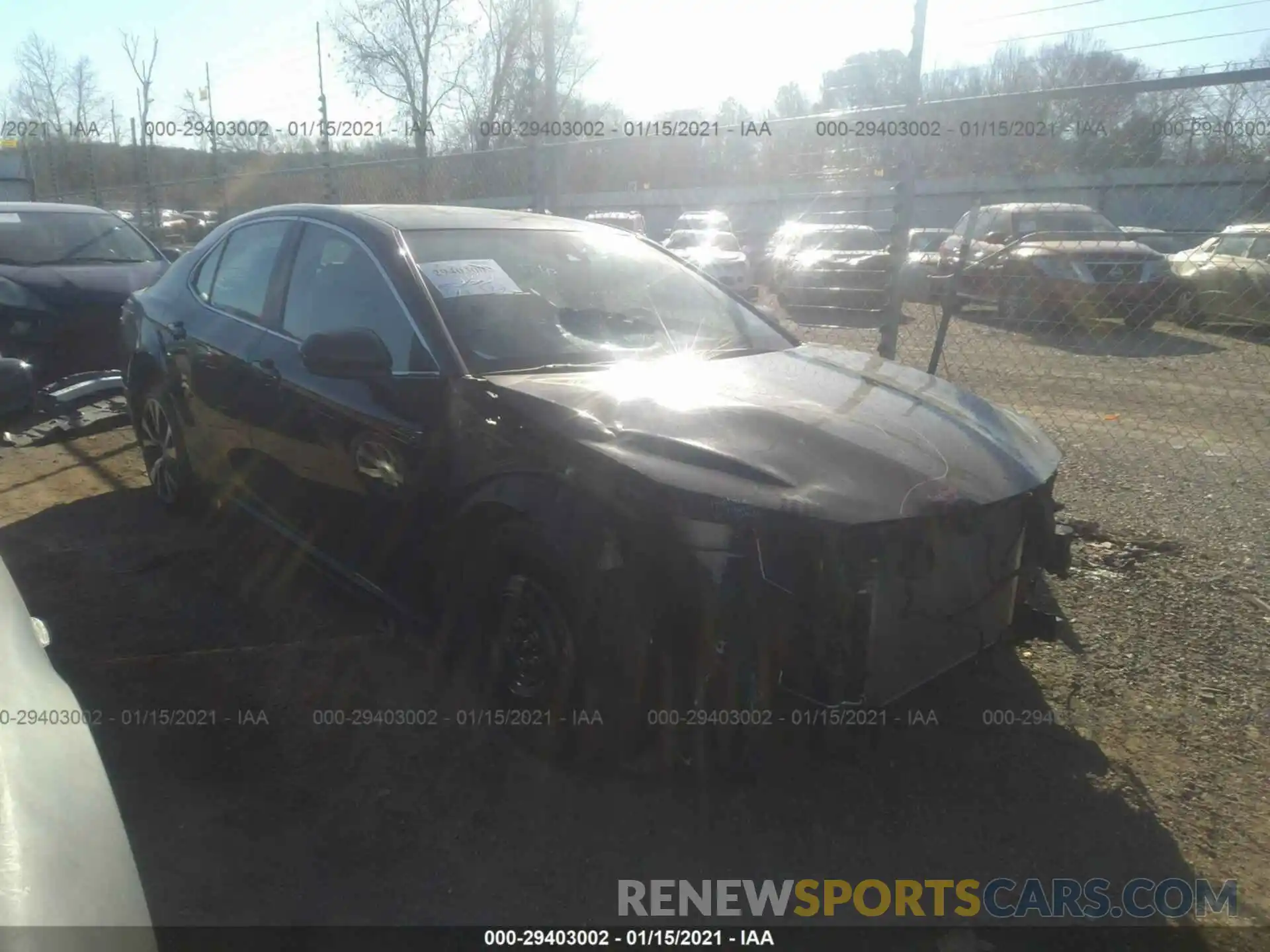 1 Photograph of a damaged car 4T1G11AK8LU321312 TOYOTA CAMRY 2020