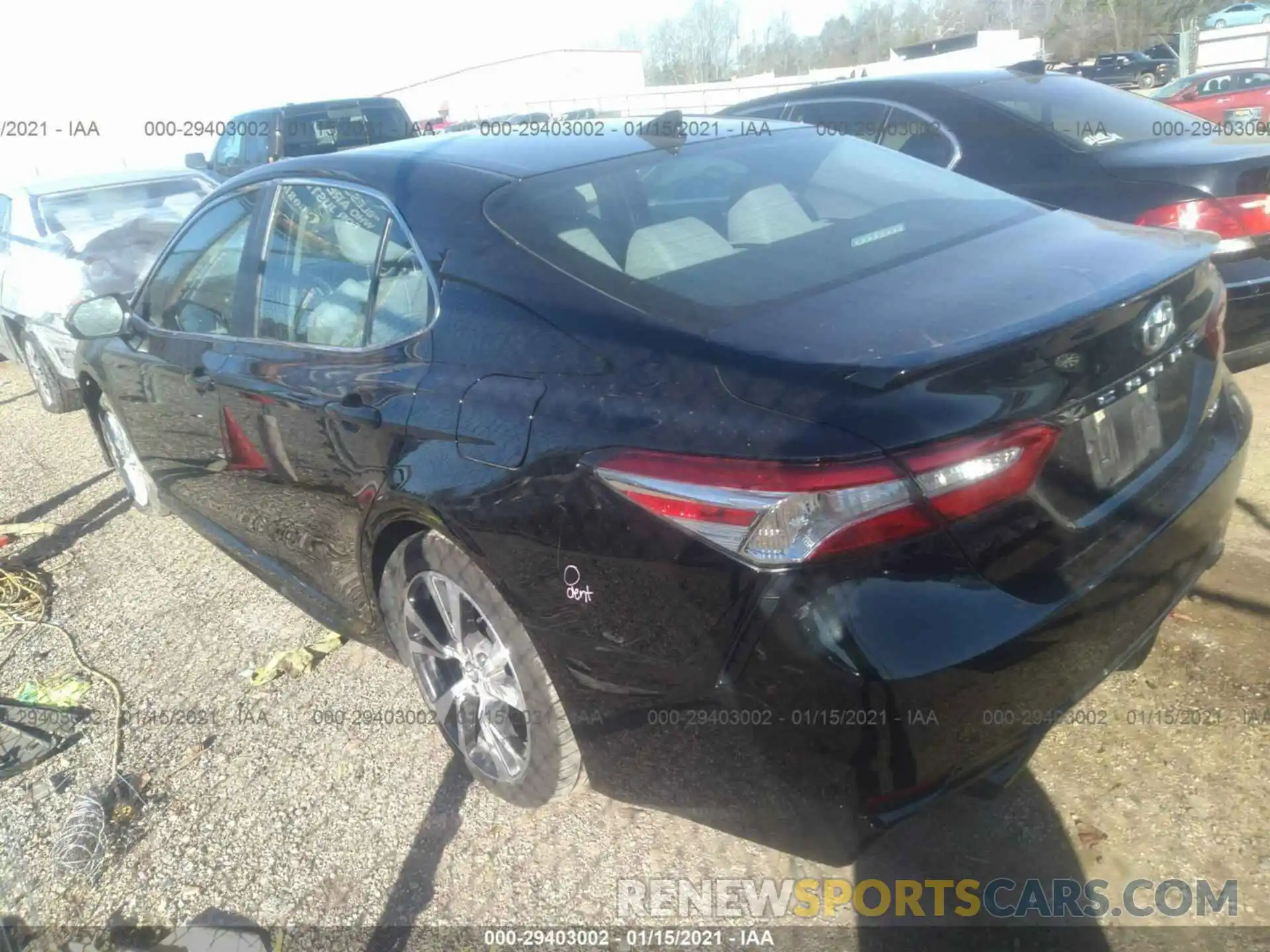 3 Photograph of a damaged car 4T1G11AK8LU321312 TOYOTA CAMRY 2020