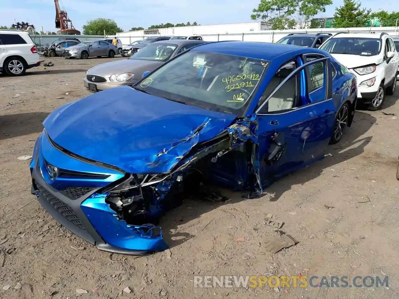 2 Photograph of a damaged car 4T1G11AK8LU321911 TOYOTA CAMRY 2020