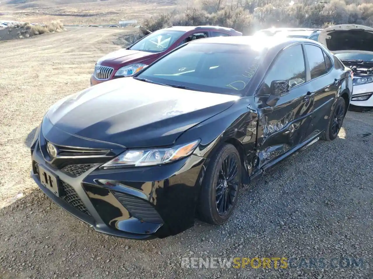 2 Photograph of a damaged car 4T1G11AK8LU321942 TOYOTA CAMRY 2020