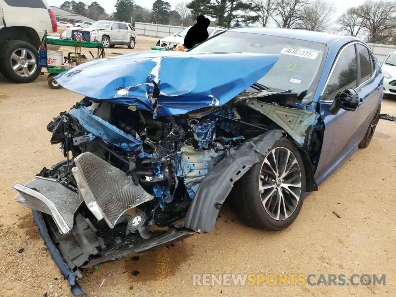 2 Photograph of a damaged car 4T1G11AK8LU322797 TOYOTA CAMRY 2020