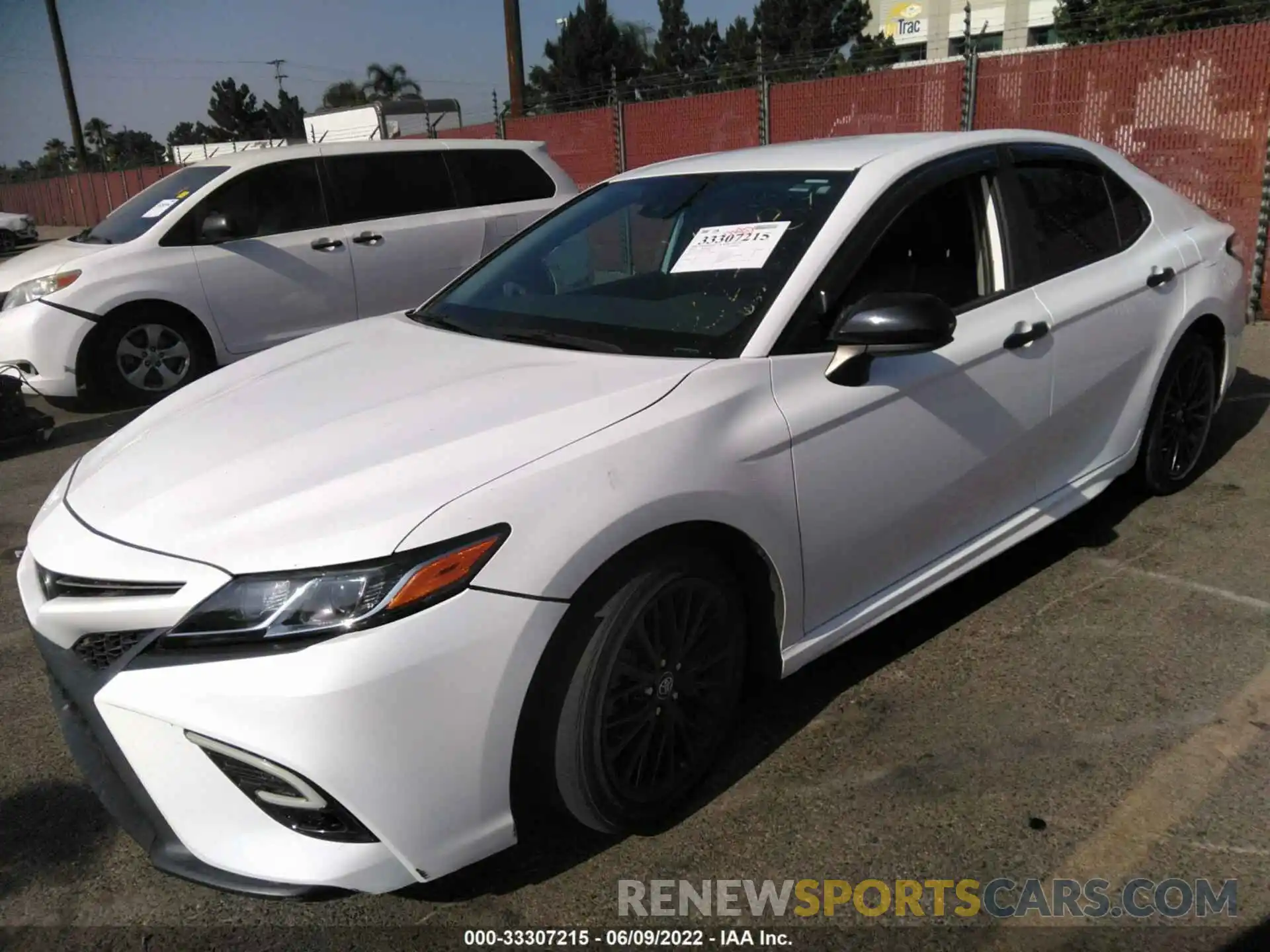 2 Photograph of a damaged car 4T1G11AK8LU327918 TOYOTA CAMRY 2020