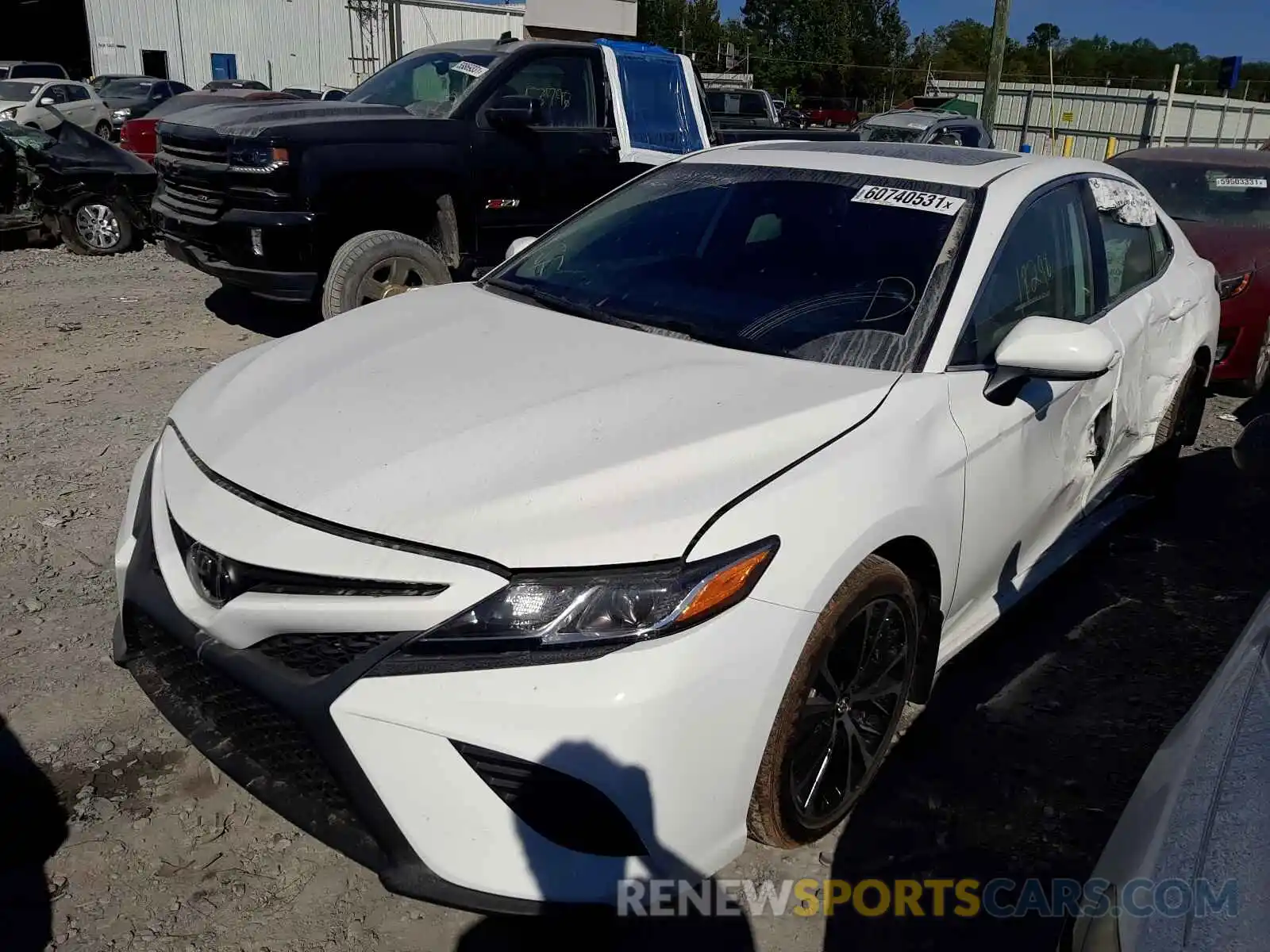 2 Photograph of a damaged car 4T1G11AK8LU336618 TOYOTA CAMRY 2020