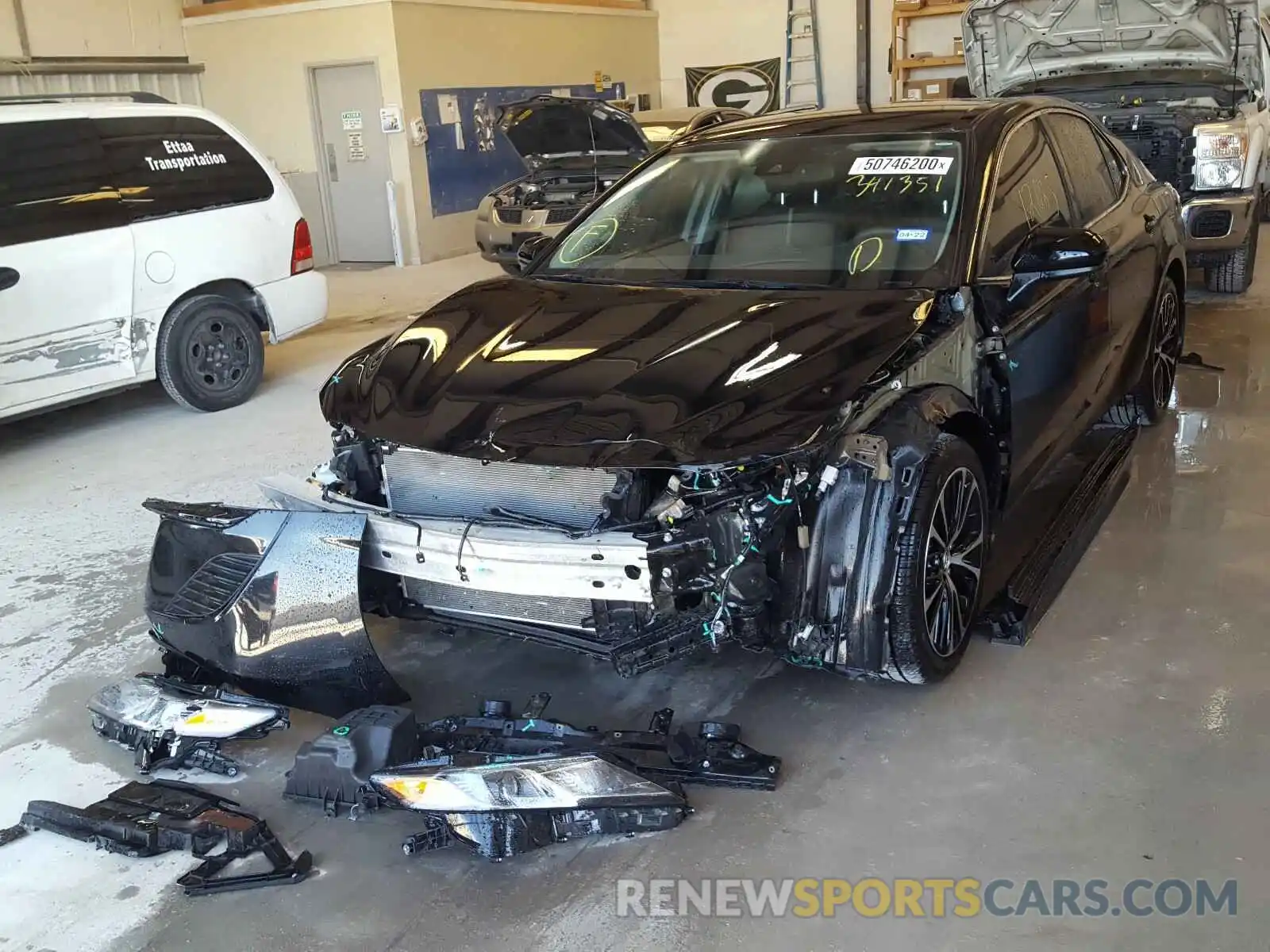 2 Photograph of a damaged car 4T1G11AK8LU341351 TOYOTA CAMRY 2020