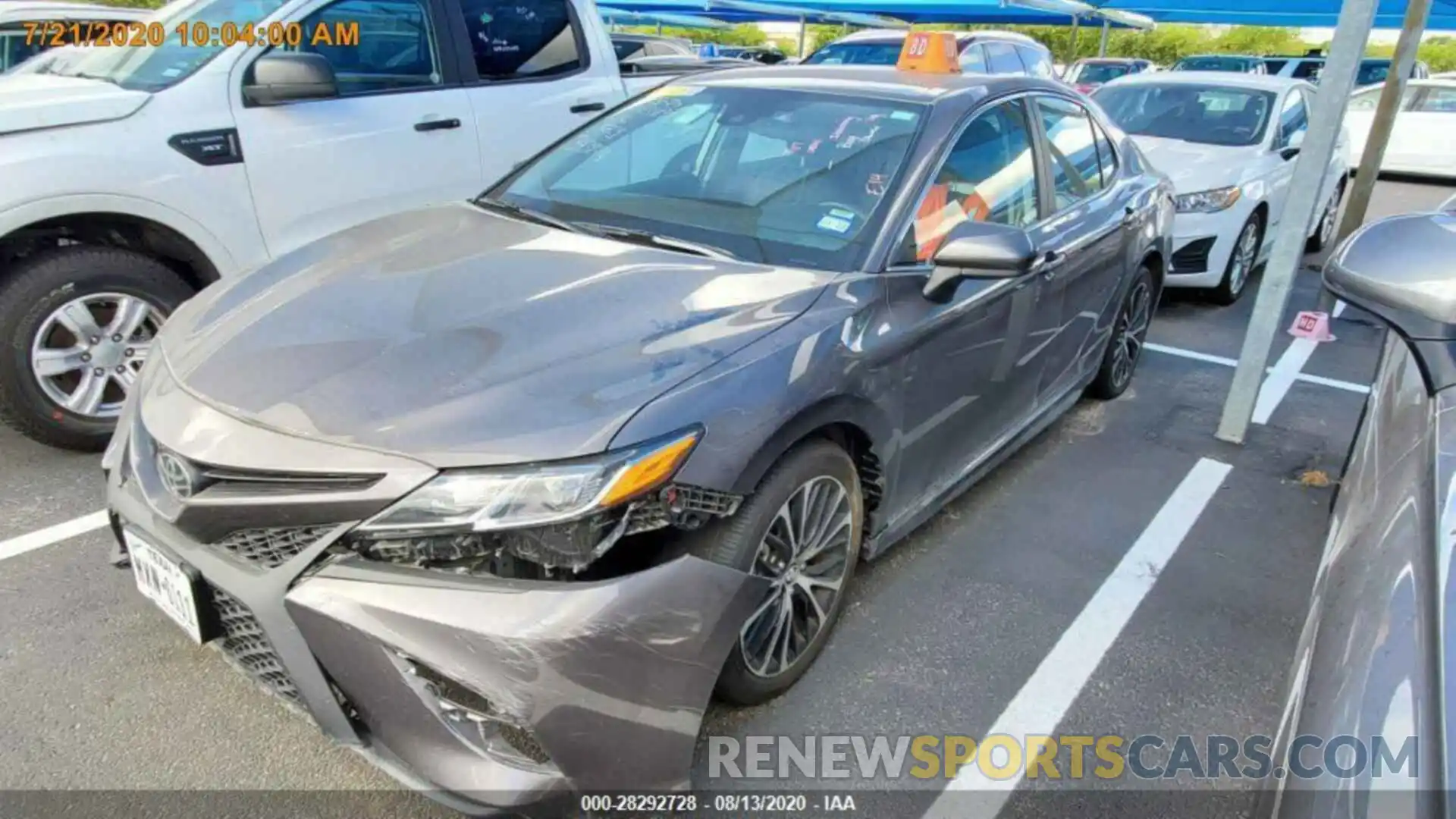 8 Photograph of a damaged car 4T1G11AK8LU343844 TOYOTA CAMRY 2020