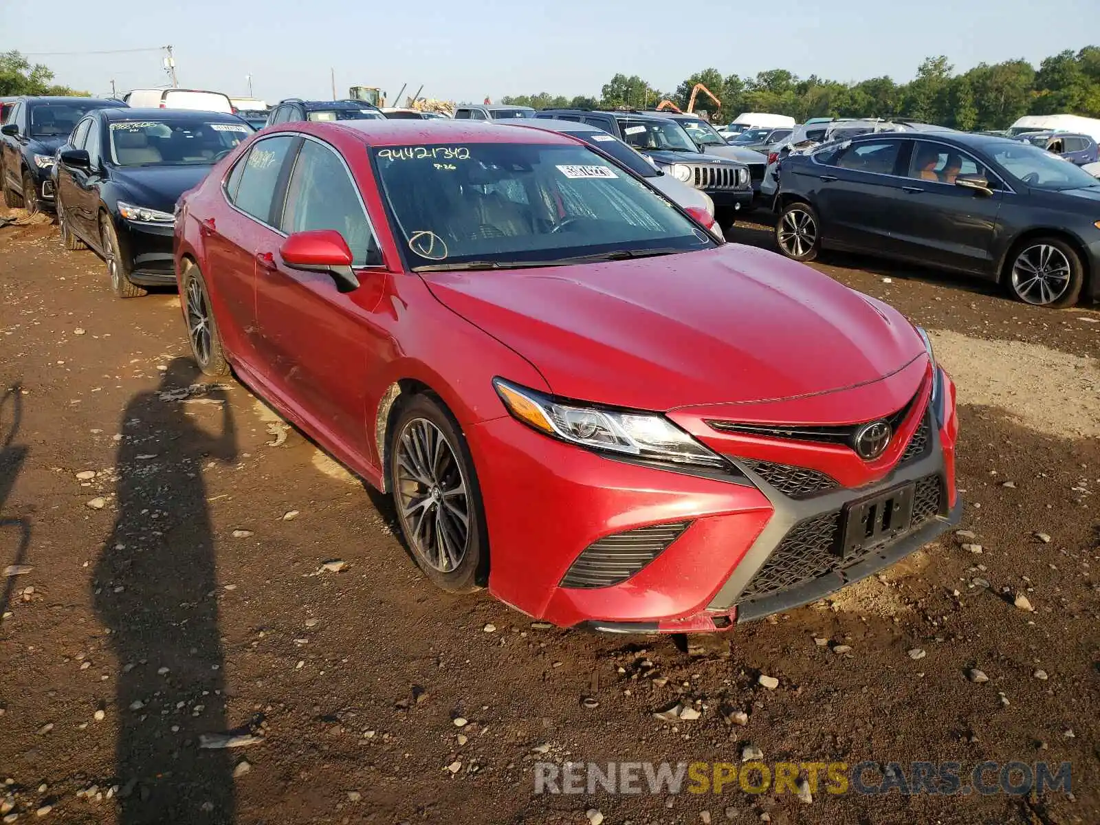 1 Photograph of a damaged car 4T1G11AK8LU345061 TOYOTA CAMRY 2020