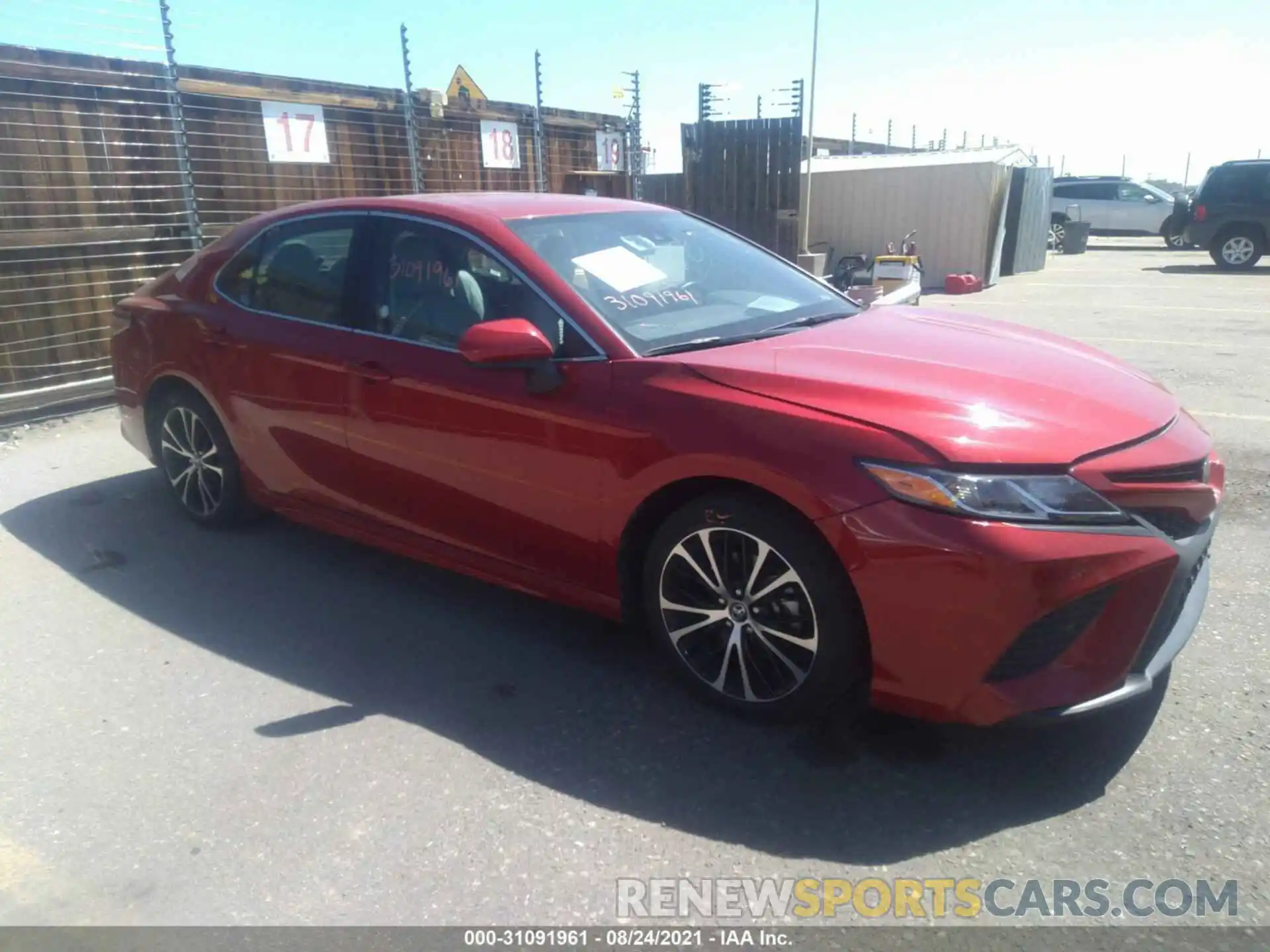 1 Photograph of a damaged car 4T1G11AK8LU345528 TOYOTA CAMRY 2020