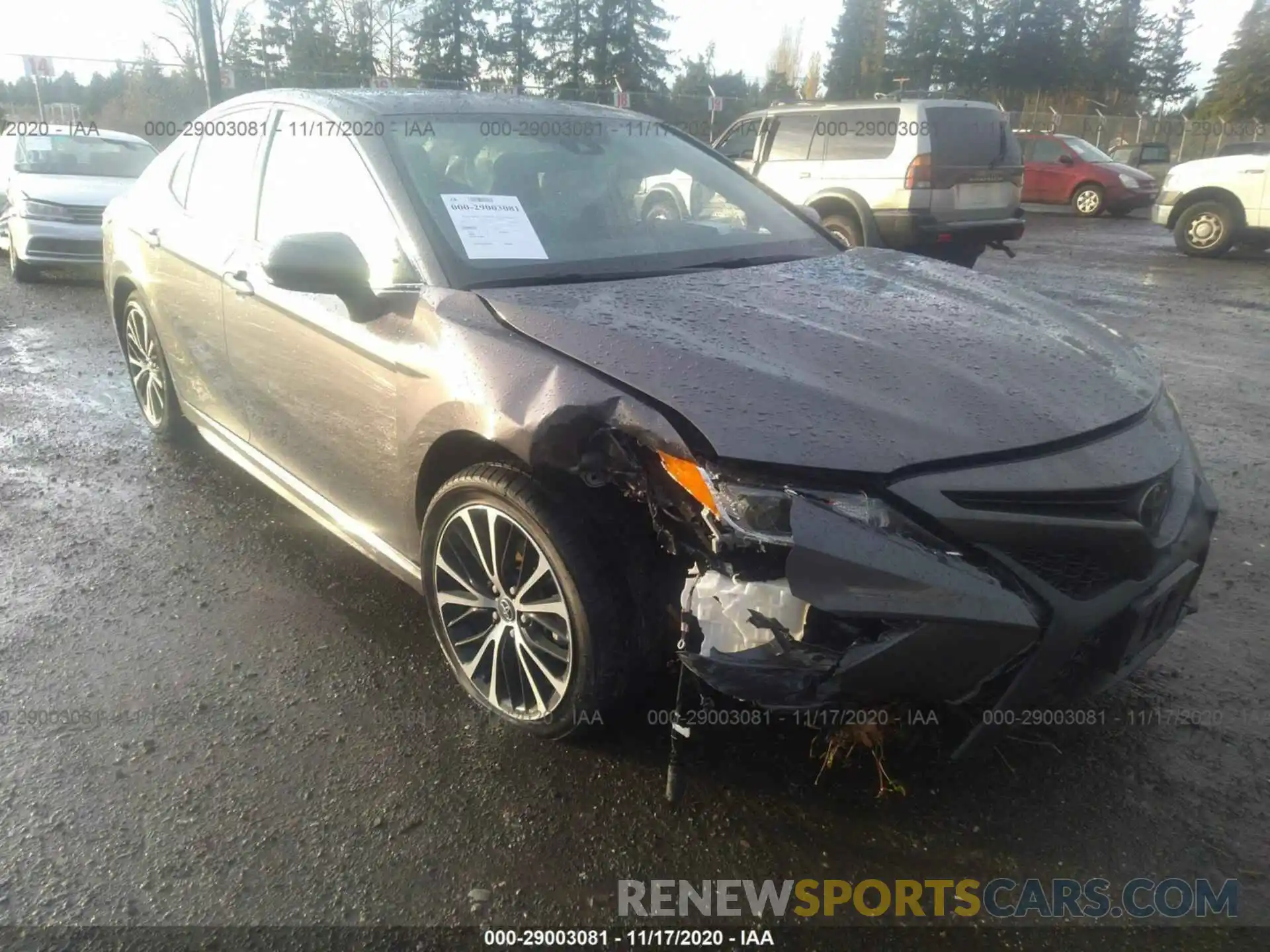 1 Photograph of a damaged car 4T1G11AK8LU347893 TOYOTA CAMRY 2020