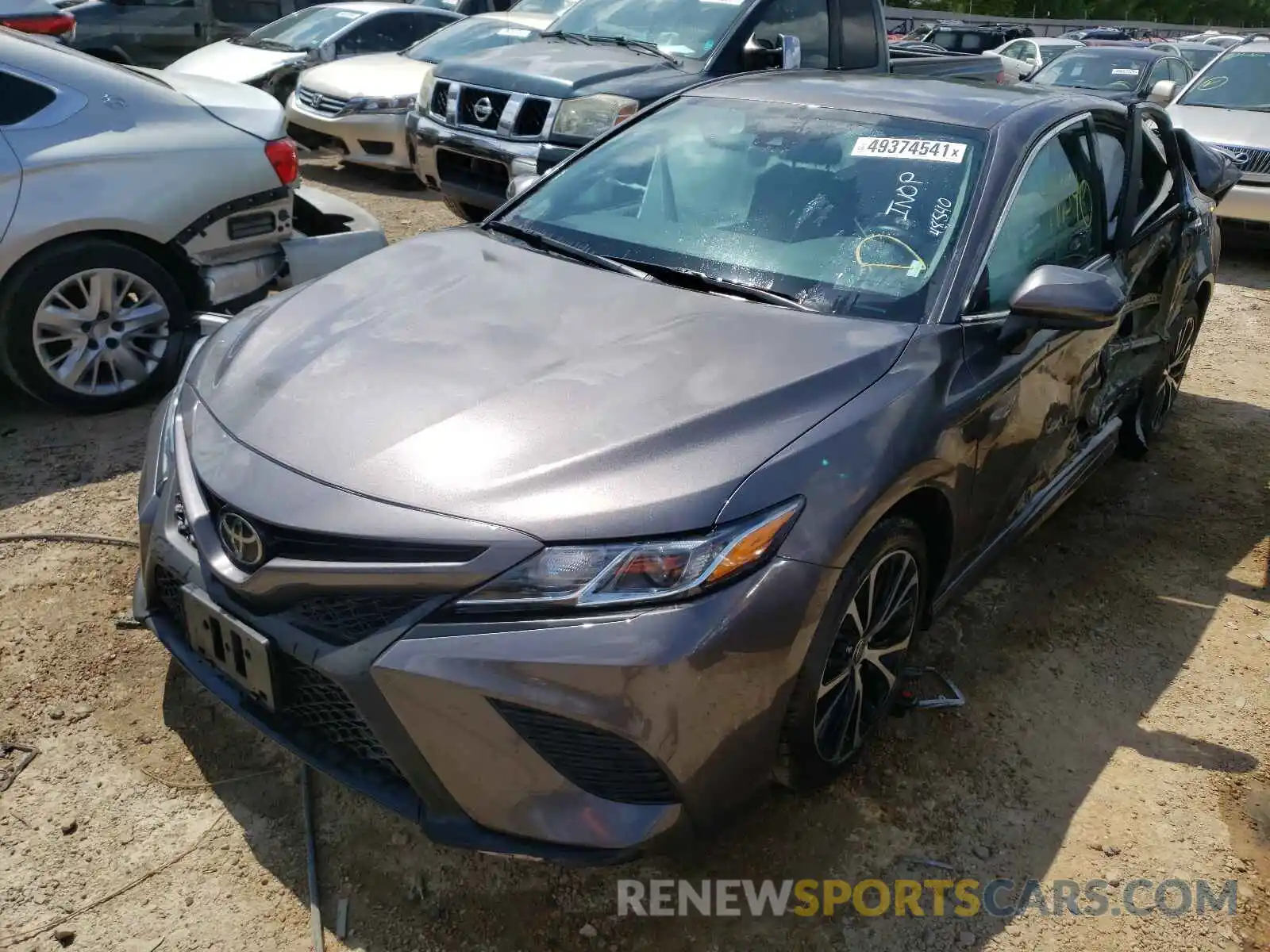 2 Photograph of a damaged car 4T1G11AK8LU357050 TOYOTA CAMRY 2020