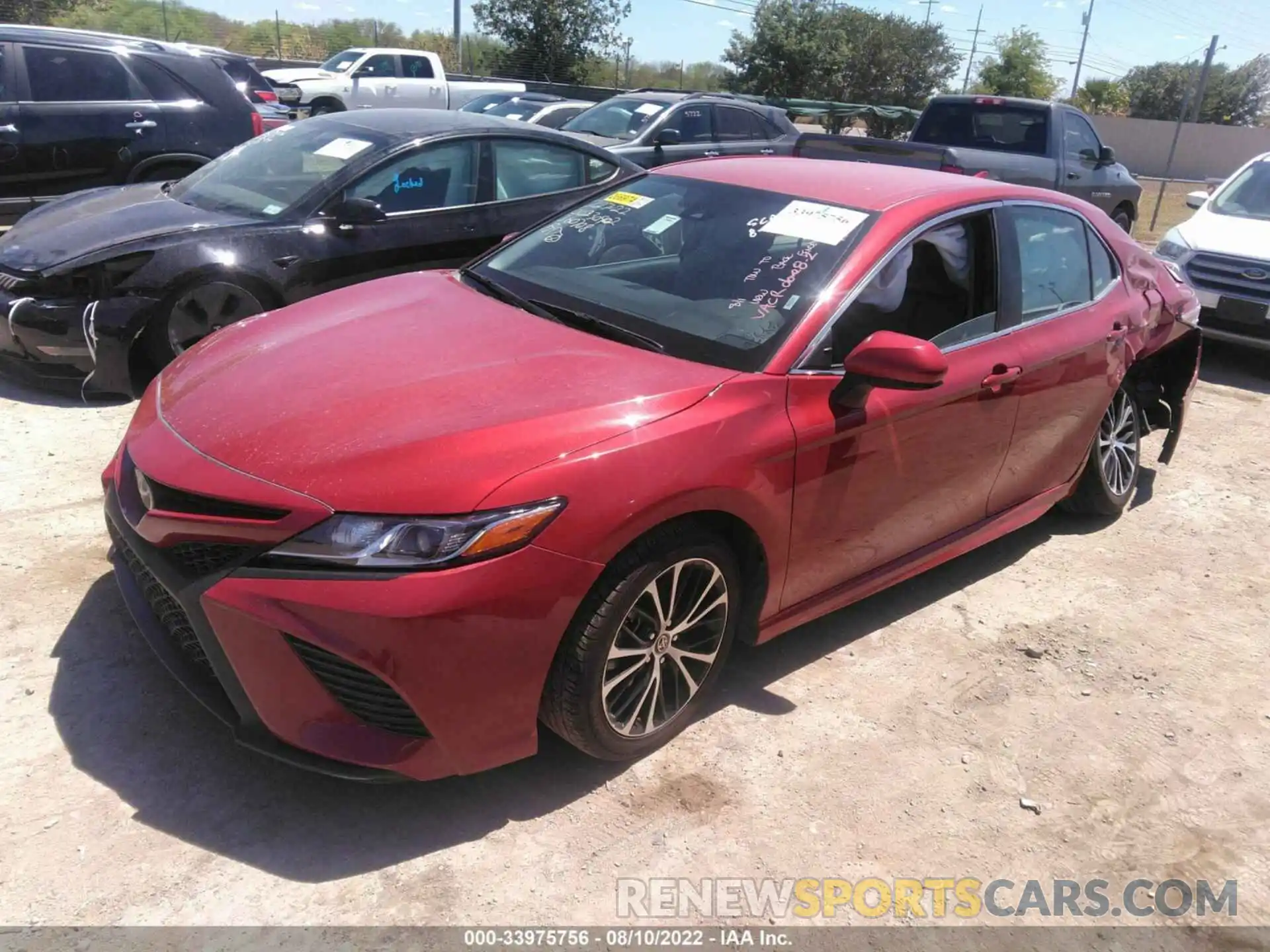 2 Photograph of a damaged car 4T1G11AK8LU360708 TOYOTA CAMRY 2020