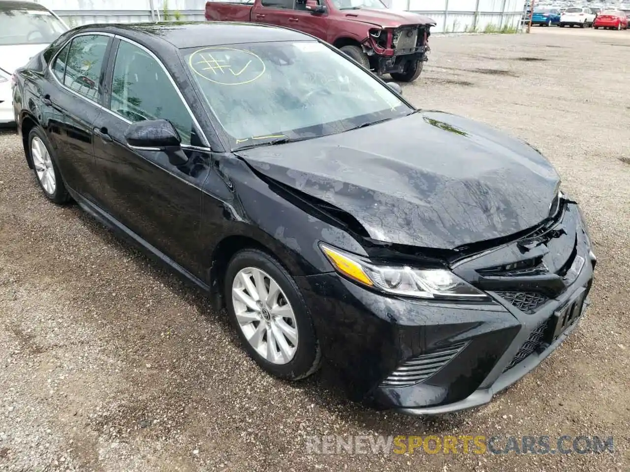 1 Photograph of a damaged car 4T1G11AK8LU362927 TOYOTA CAMRY 2020