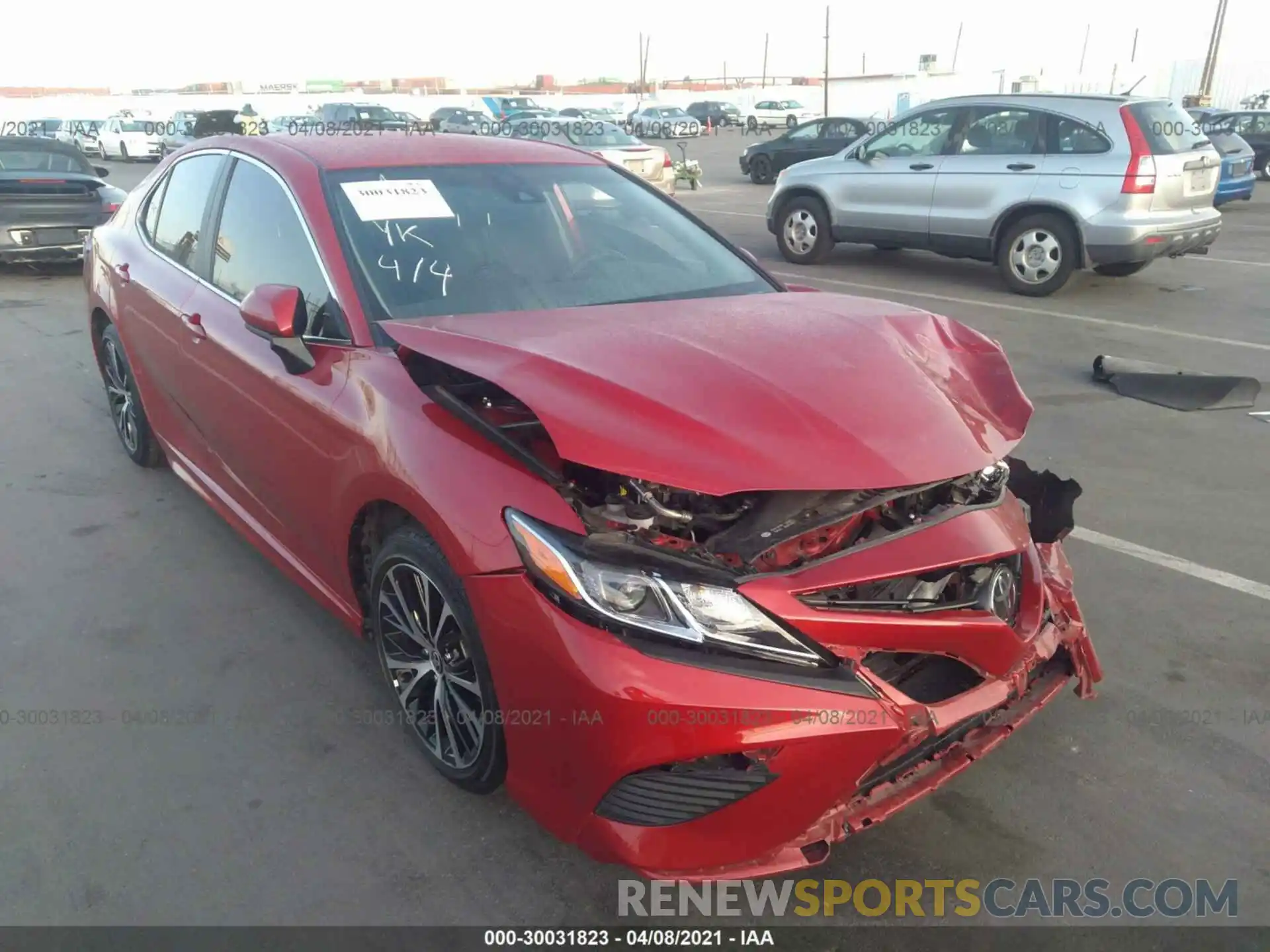 1 Photograph of a damaged car 4T1G11AK8LU369117 TOYOTA CAMRY 2020