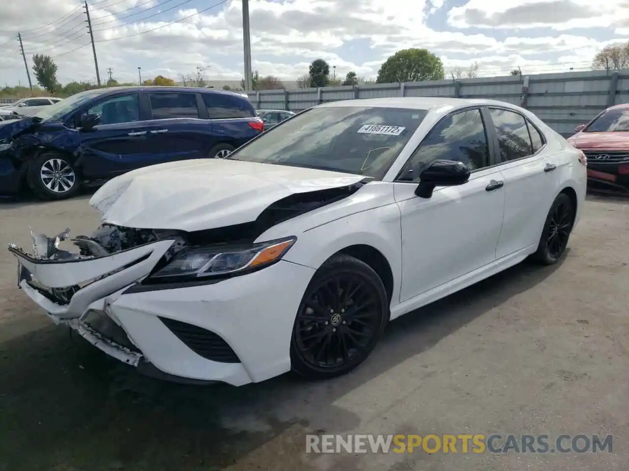 2 Photograph of a damaged car 4T1G11AK8LU378349 TOYOTA CAMRY 2020