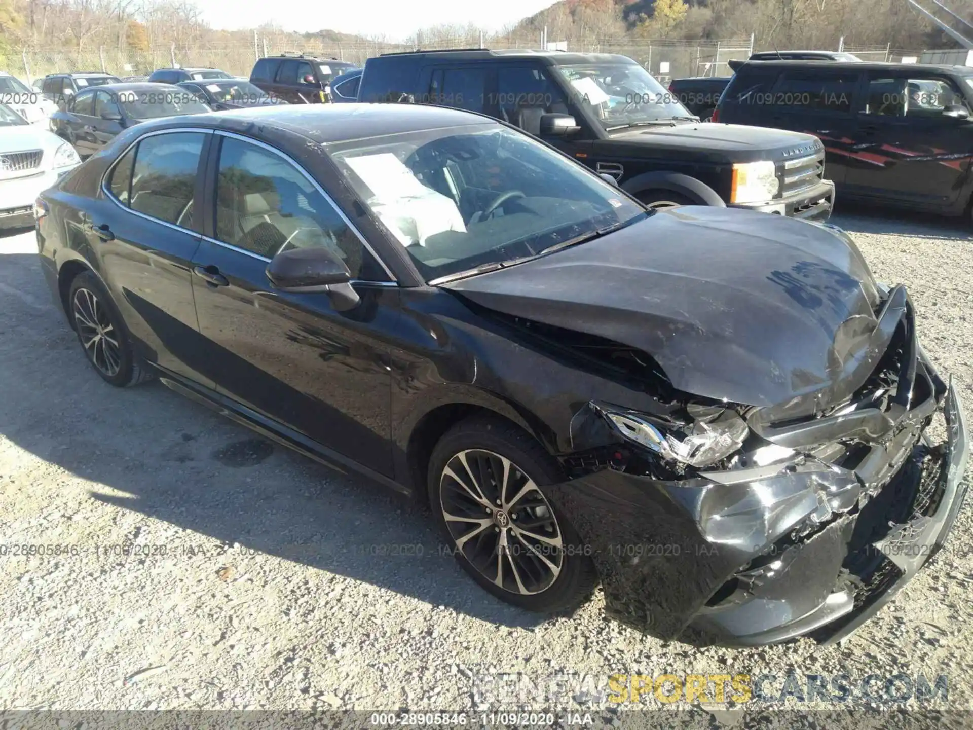 1 Photograph of a damaged car 4T1G11AK8LU393188 TOYOTA CAMRY 2020