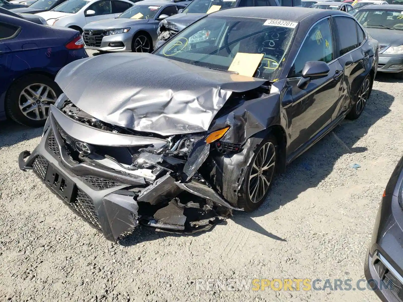 2 Photograph of a damaged car 4T1G11AK8LU500739 TOYOTA CAMRY 2020