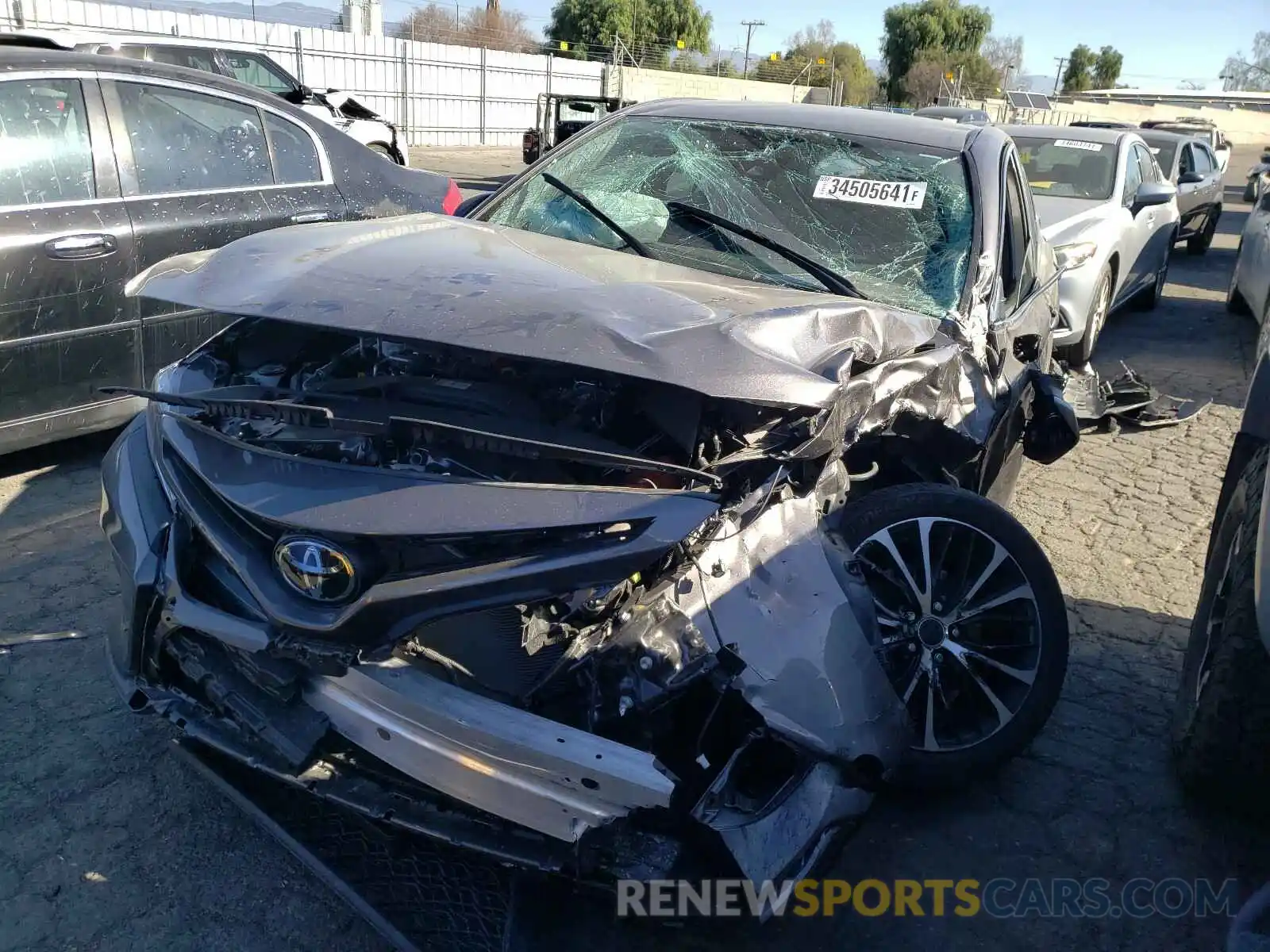 2 Photograph of a damaged car 4T1G11AK8LU863655 TOYOTA CAMRY 2020