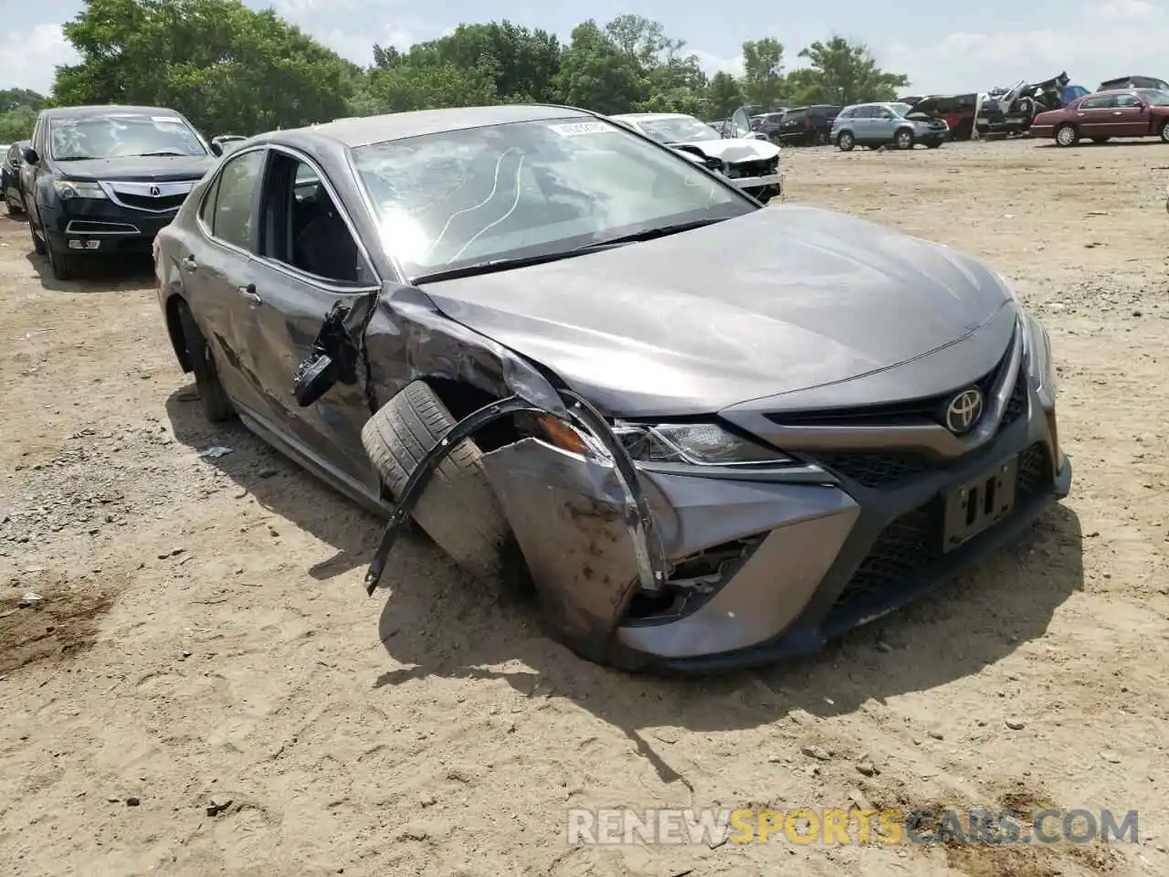 1 Photograph of a damaged car 4T1G11AK8LU867124 TOYOTA CAMRY 2020