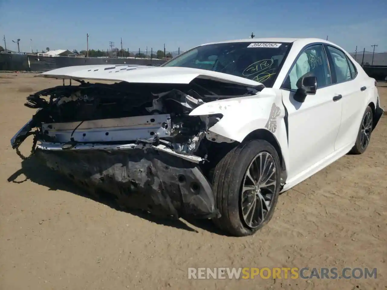 2 Photograph of a damaged car 4T1G11AK8LU871951 TOYOTA CAMRY 2020