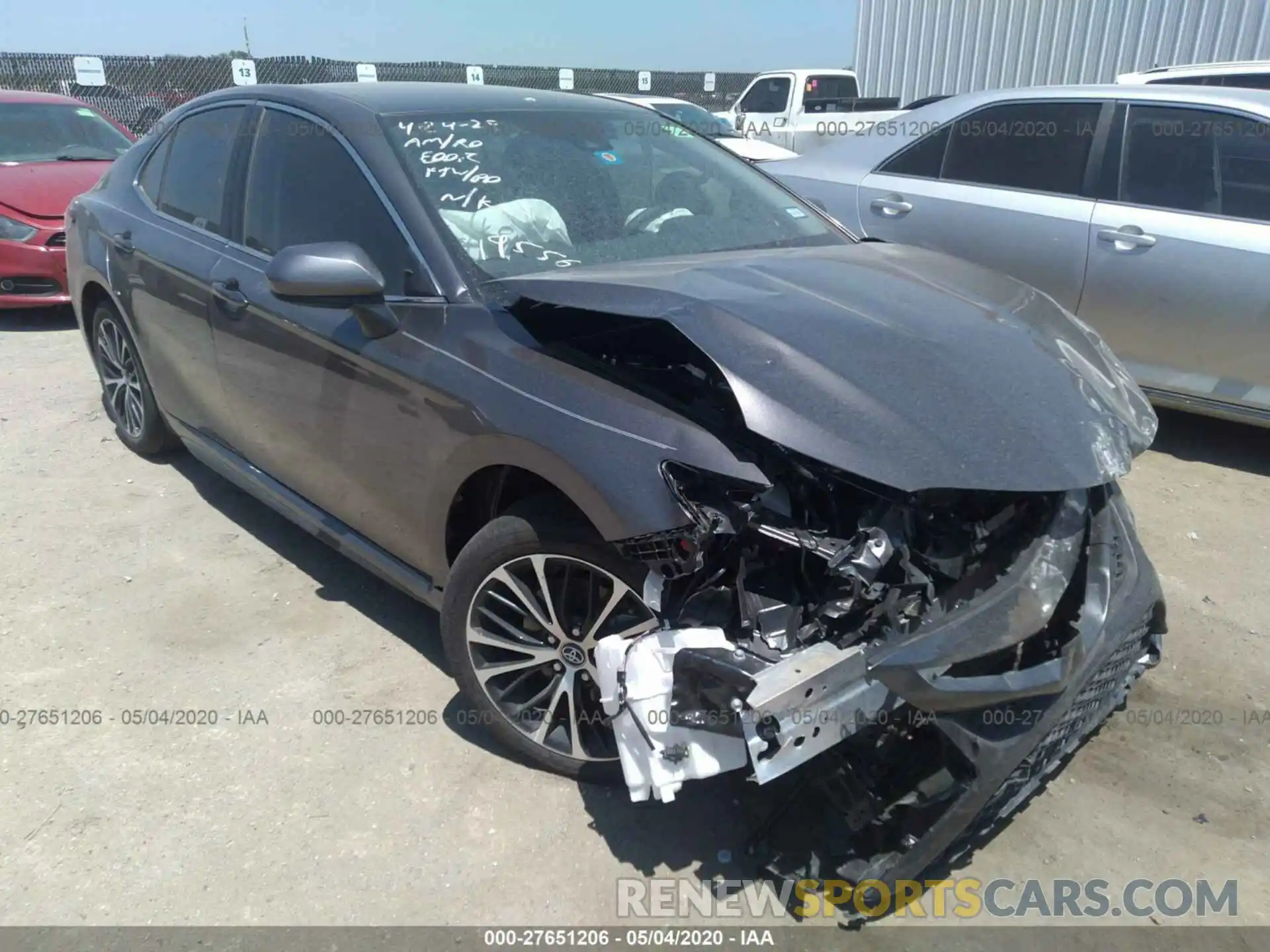 1 Photograph of a damaged car 4T1G11AK8LU873084 TOYOTA CAMRY 2020