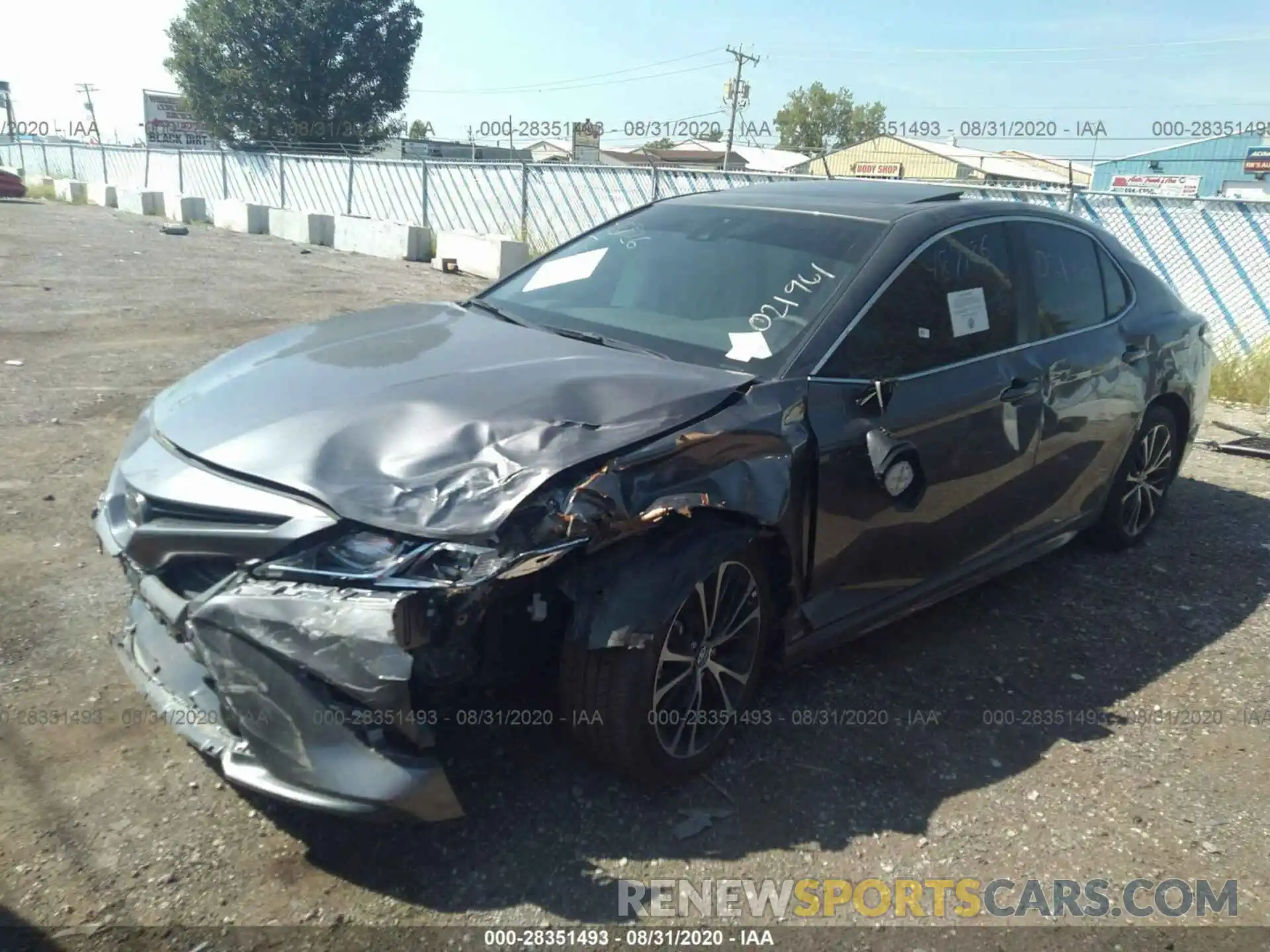 2 Photograph of a damaged car 4T1G11AK8LU884229 TOYOTA CAMRY 2020