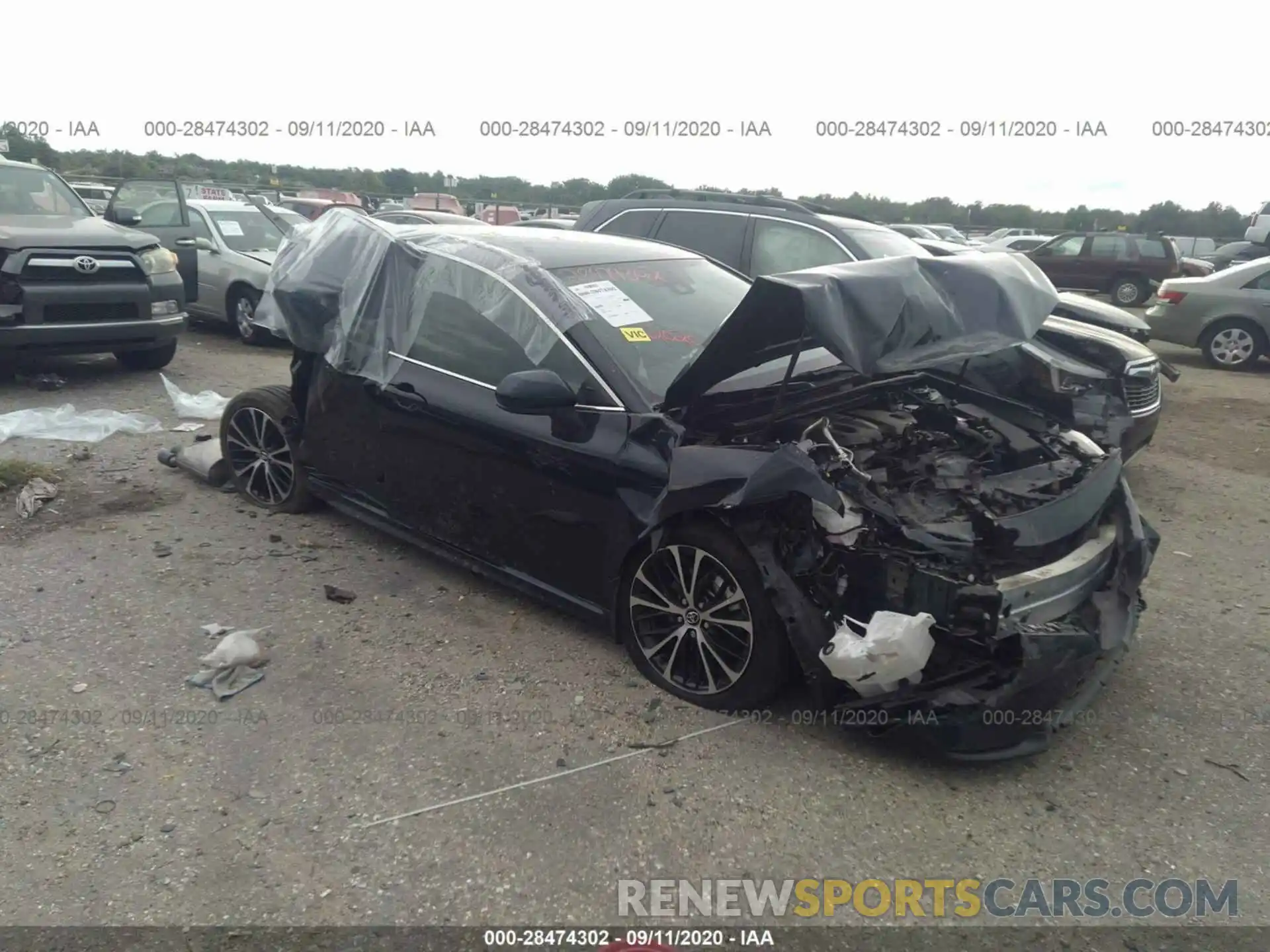 1 Photograph of a damaged car 4T1G11AK8LU889334 TOYOTA CAMRY 2020