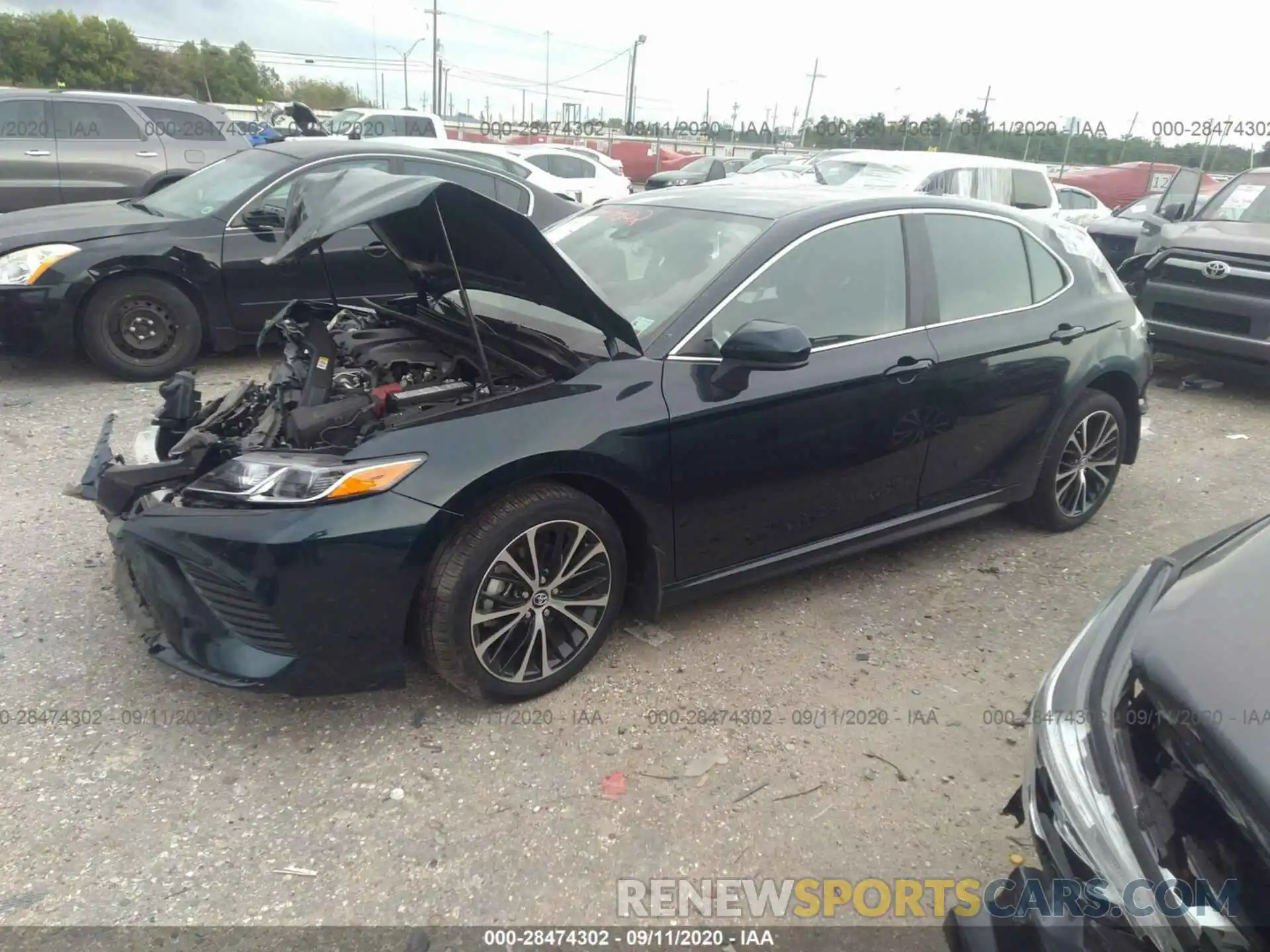 2 Photograph of a damaged car 4T1G11AK8LU889334 TOYOTA CAMRY 2020