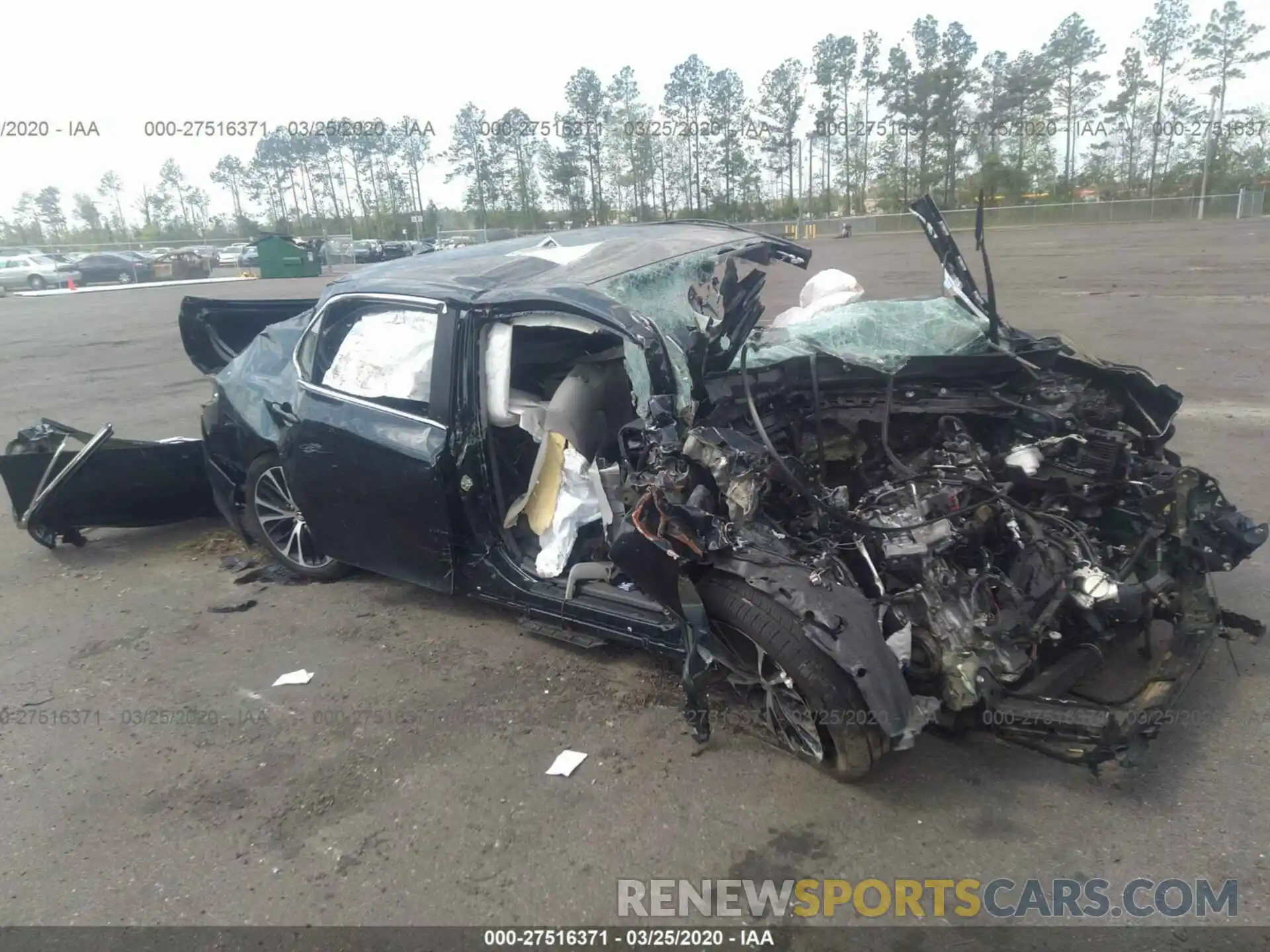 1 Photograph of a damaged car 4T1G11AK8LU907251 TOYOTA CAMRY 2020