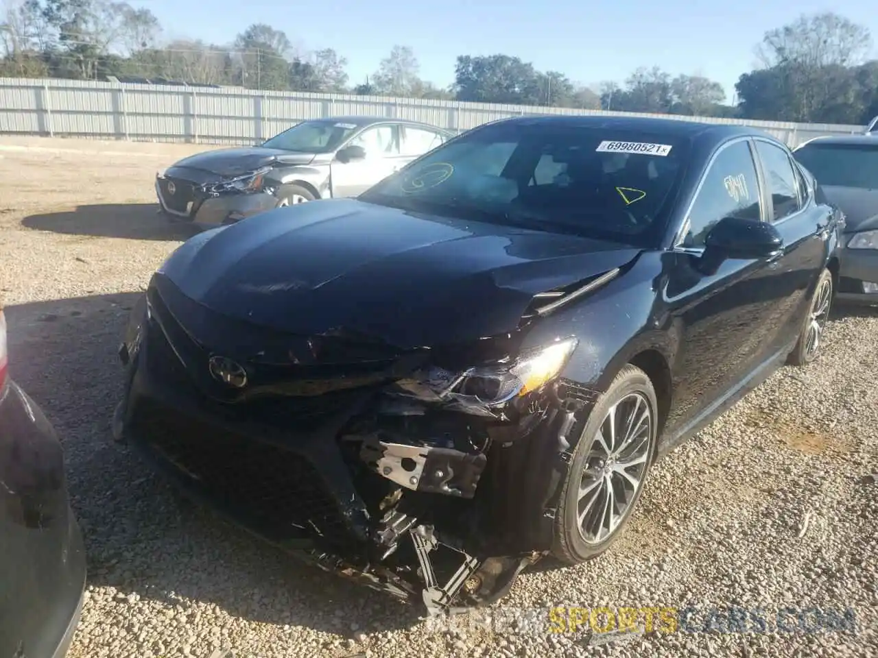 2 Photograph of a damaged car 4T1G11AK8LU907976 TOYOTA CAMRY 2020