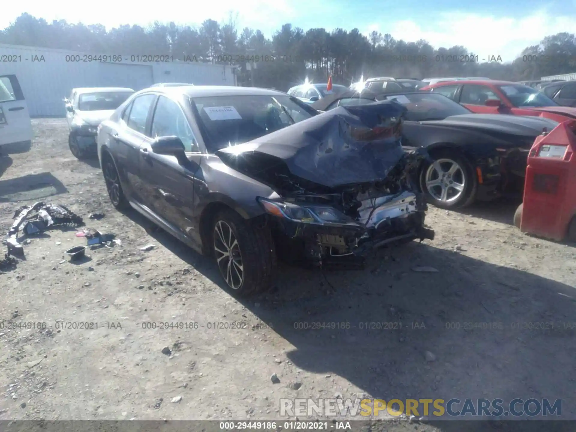 1 Photograph of a damaged car 4T1G11AK8LU908626 TOYOTA CAMRY 2020