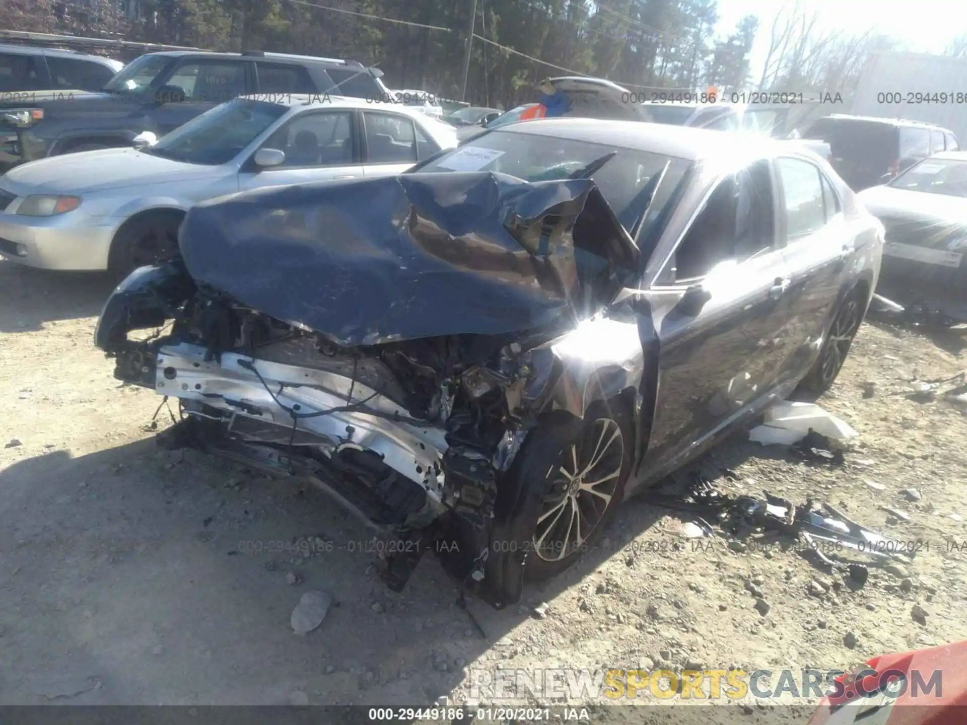 2 Photograph of a damaged car 4T1G11AK8LU908626 TOYOTA CAMRY 2020