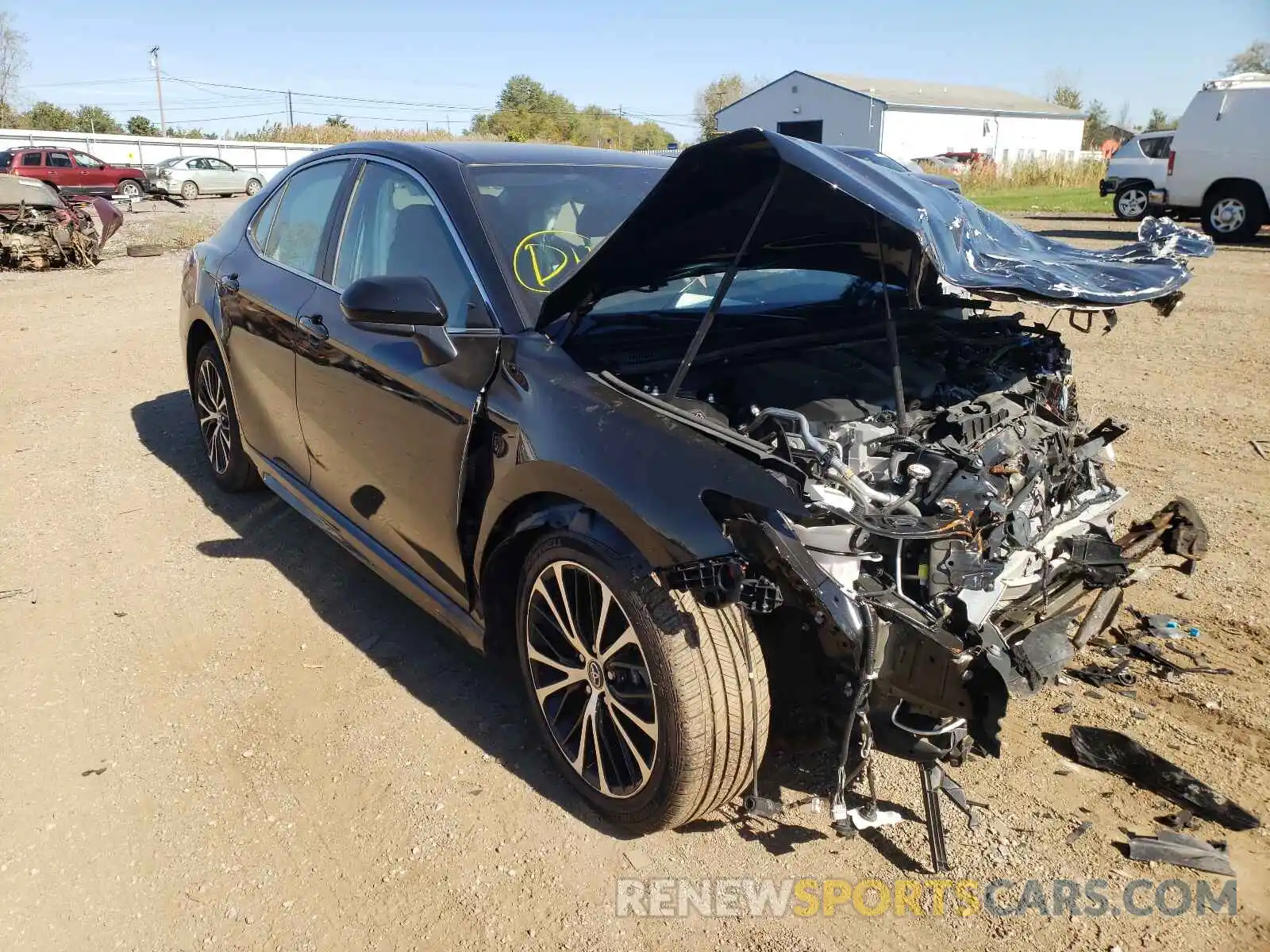 1 Photograph of a damaged car 4T1G11AK8LU917536 TOYOTA CAMRY 2020