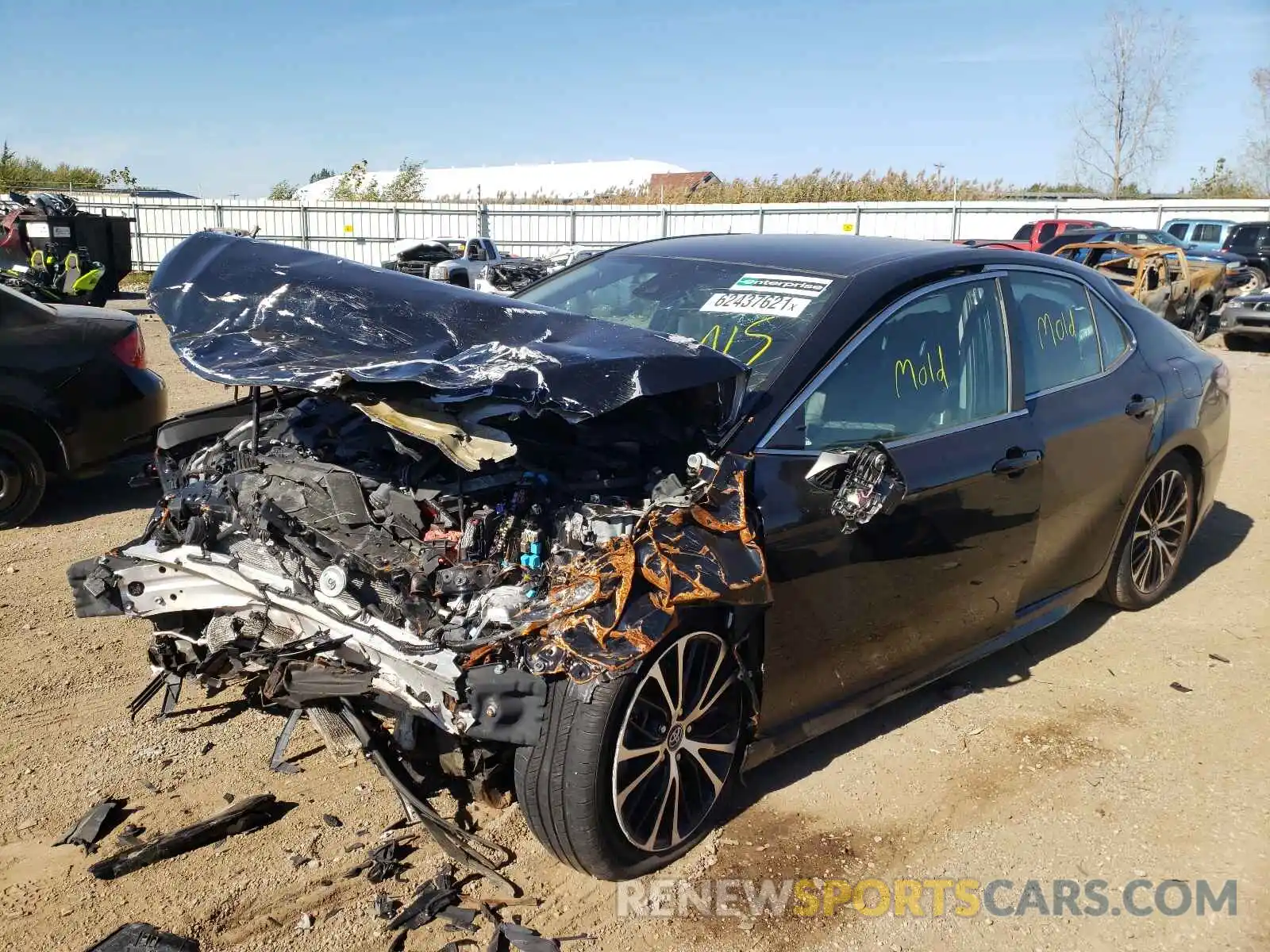 2 Photograph of a damaged car 4T1G11AK8LU917536 TOYOTA CAMRY 2020