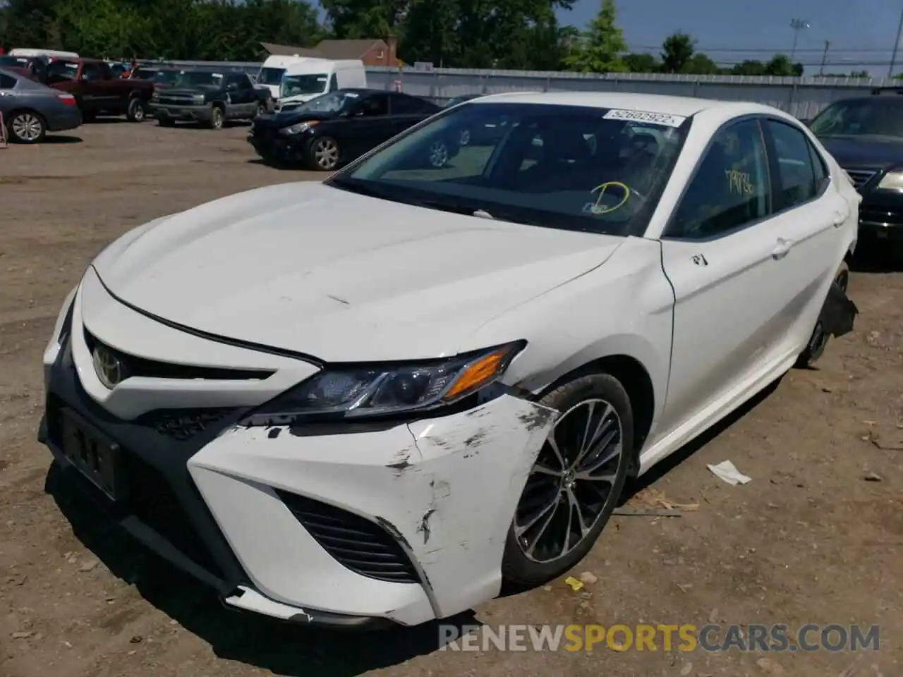 2 Photograph of a damaged car 4T1G11AK8LU918914 TOYOTA CAMRY 2020