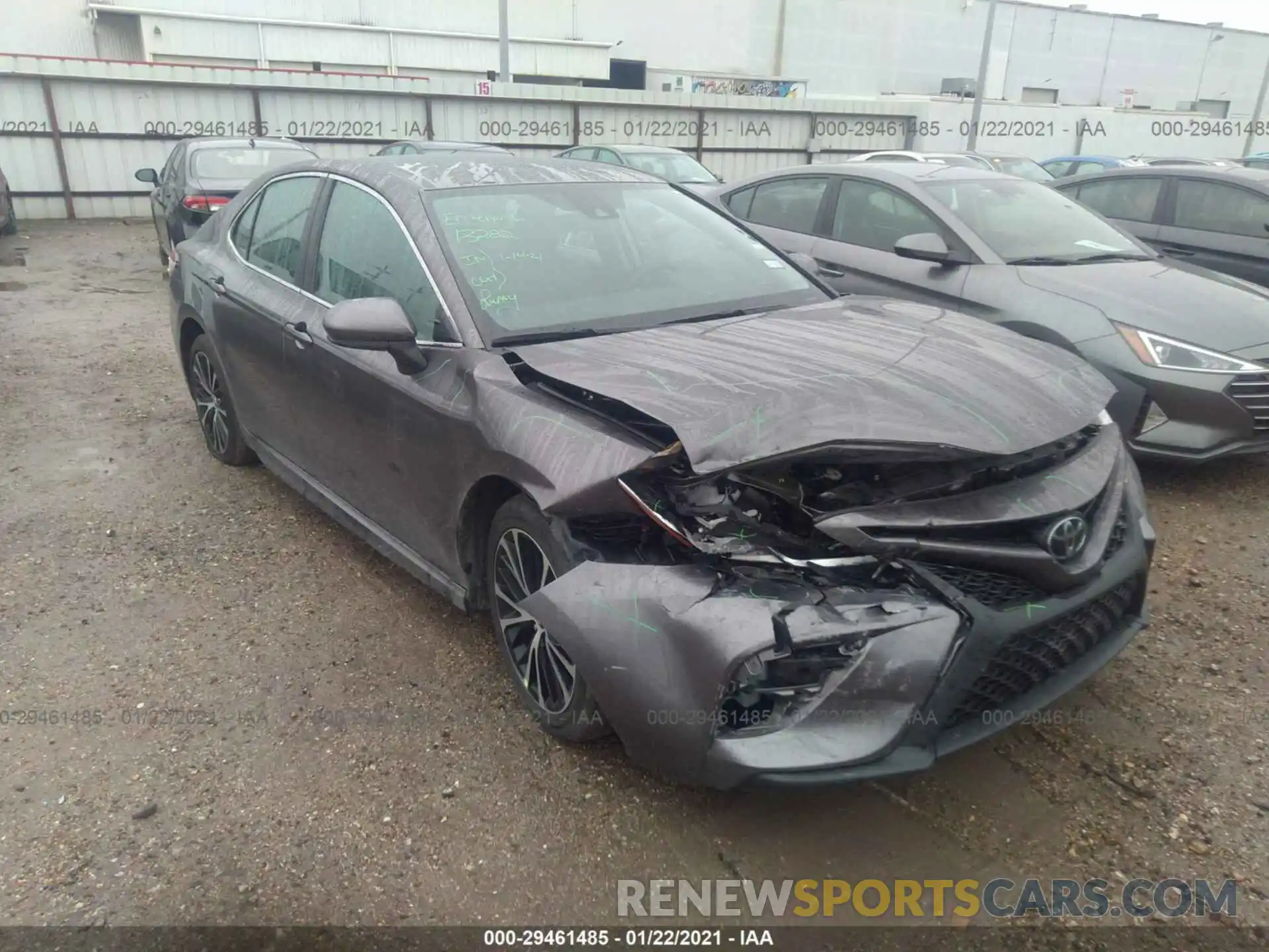 1 Photograph of a damaged car 4T1G11AK8LU927905 TOYOTA CAMRY 2020