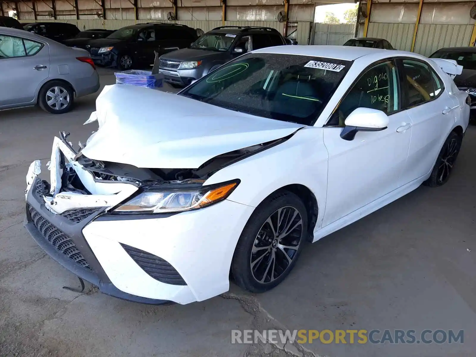 2 Photograph of a damaged car 4T1G11AK8LU928536 TOYOTA CAMRY 2020