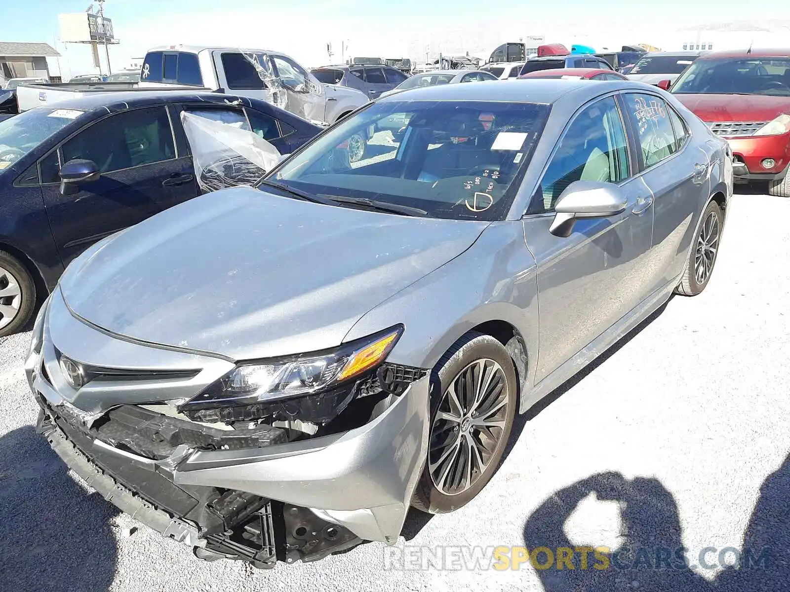 2 Photograph of a damaged car 4T1G11AK8LU928584 TOYOTA CAMRY 2020