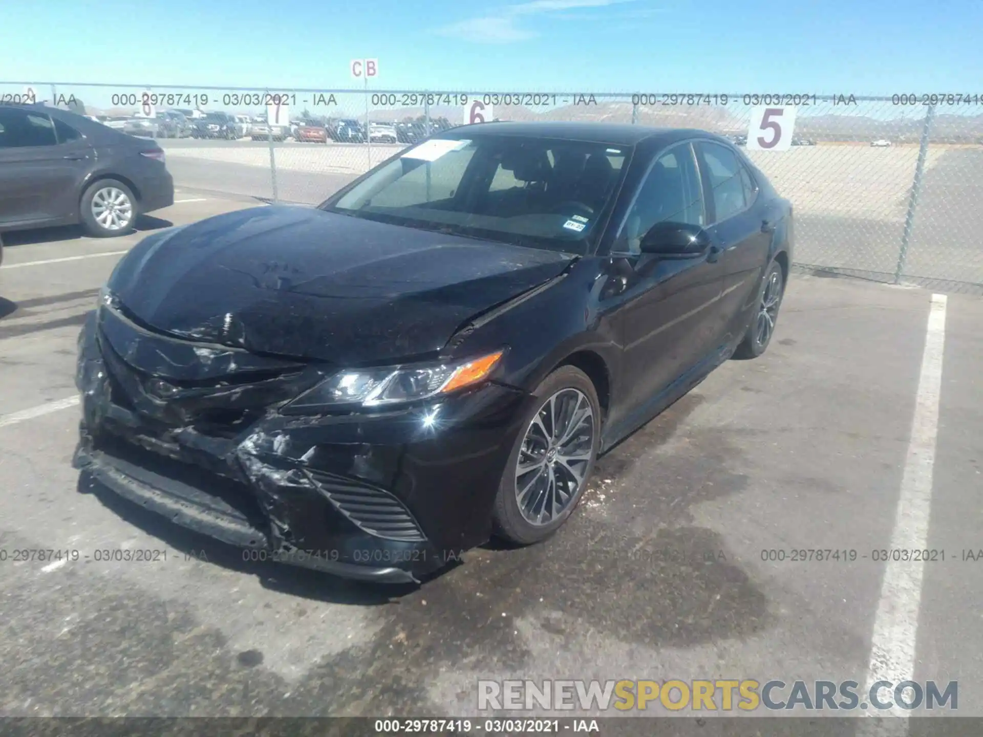 2 Photograph of a damaged car 4T1G11AK8LU930397 TOYOTA CAMRY 2020