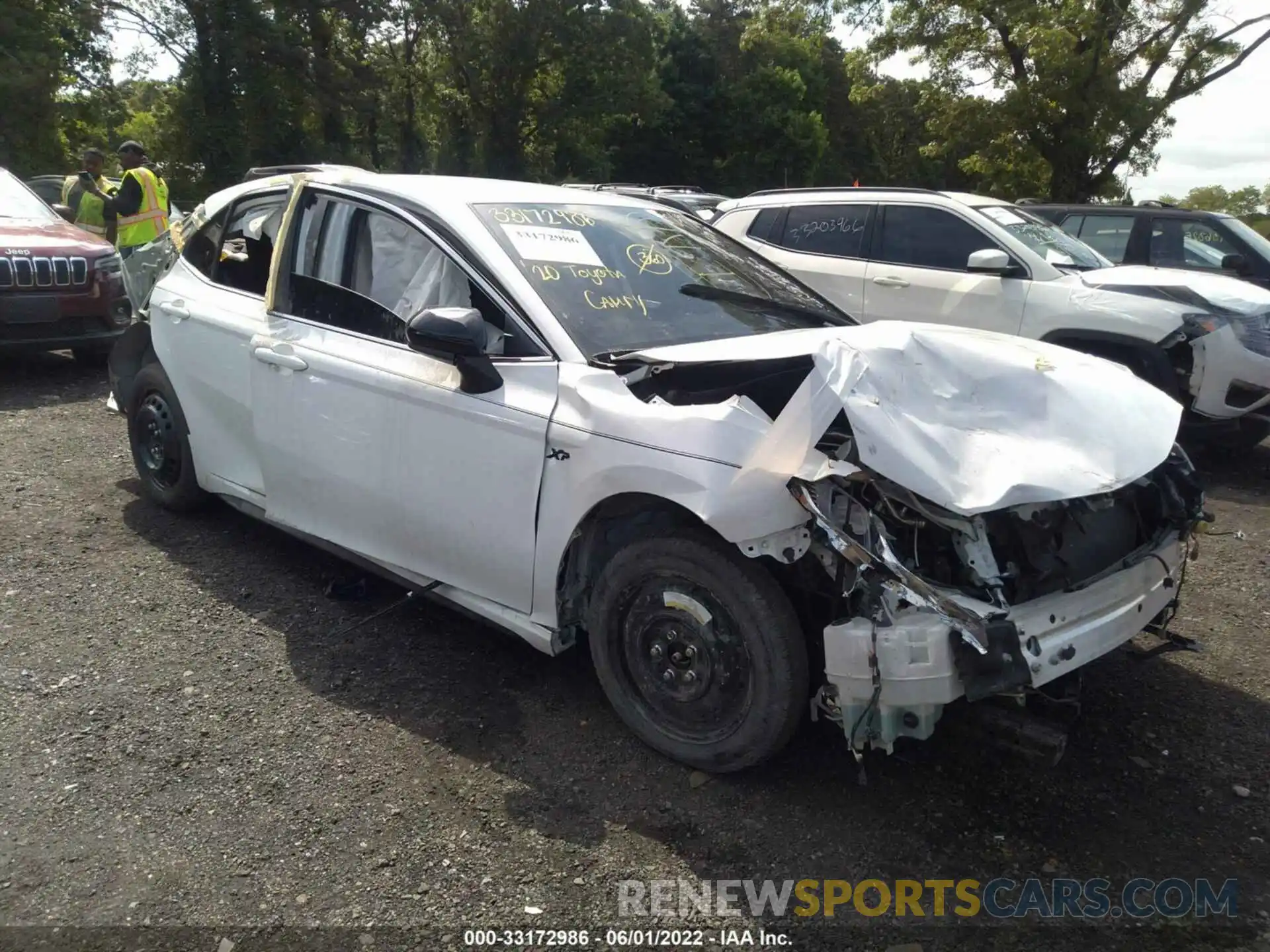 1 Photograph of a damaged car 4T1G11AK8LU954361 TOYOTA CAMRY 2020