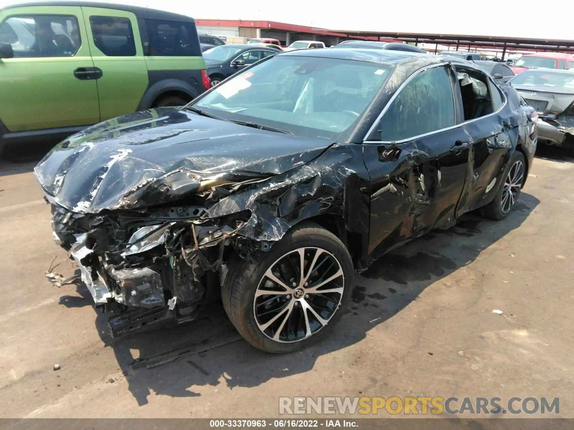 2 Photograph of a damaged car 4T1G11AK8LU963755 TOYOTA CAMRY 2020