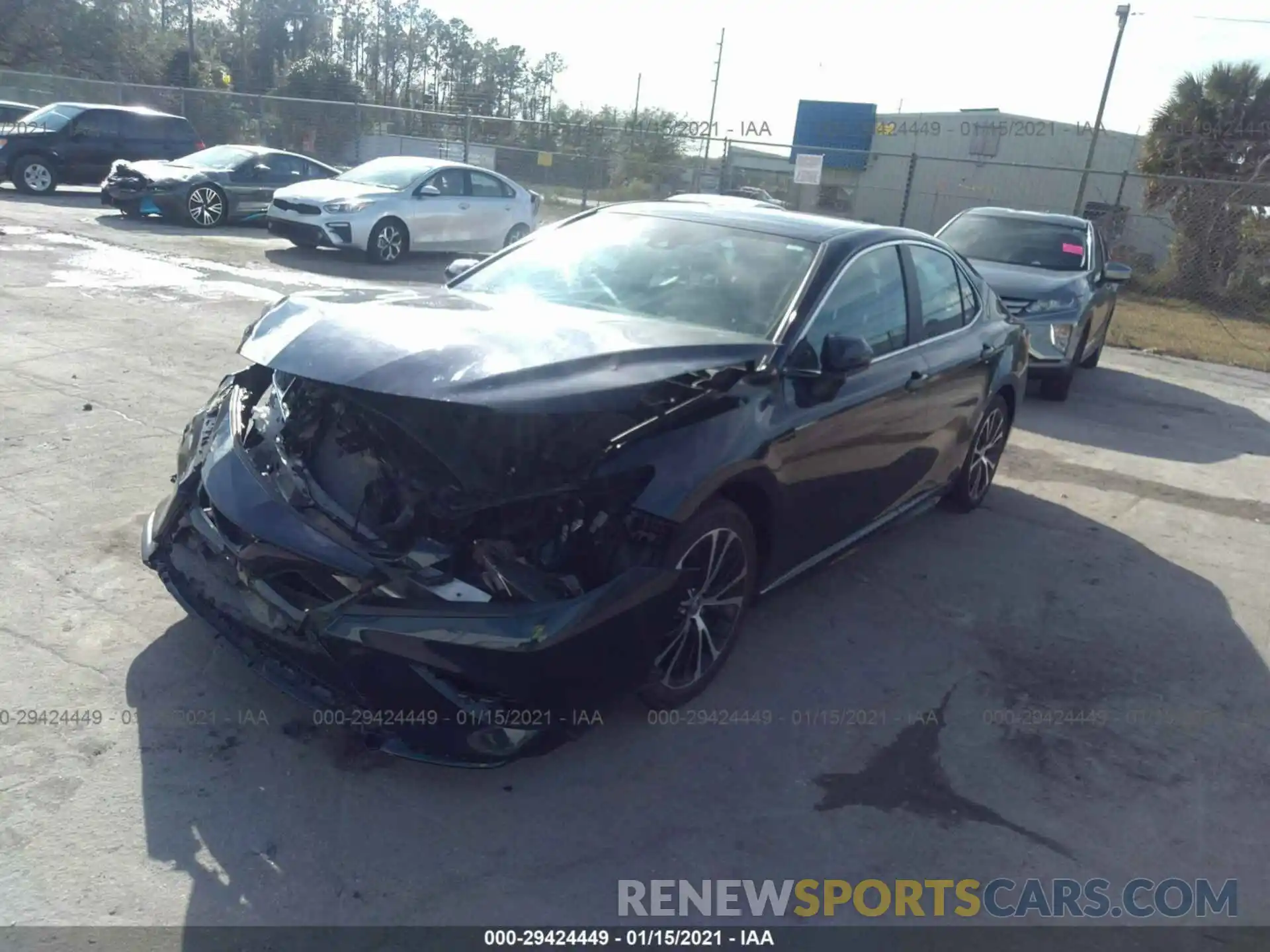 2 Photograph of a damaged car 4T1G11AK8LU970088 TOYOTA CAMRY 2020