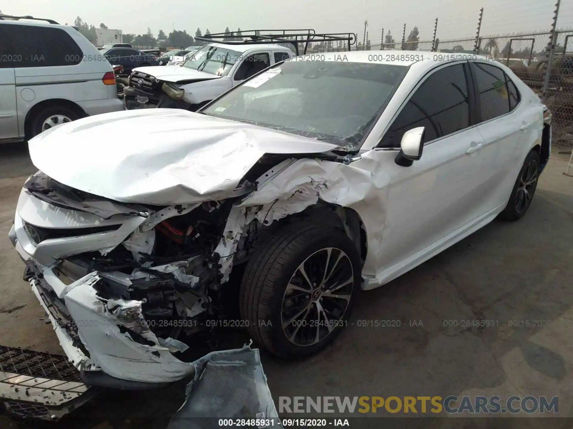 2 Photograph of a damaged car 4T1G11AK8LU981785 TOYOTA CAMRY 2020